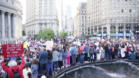 Protest In New York Against The New Restrictive Abortion Laws