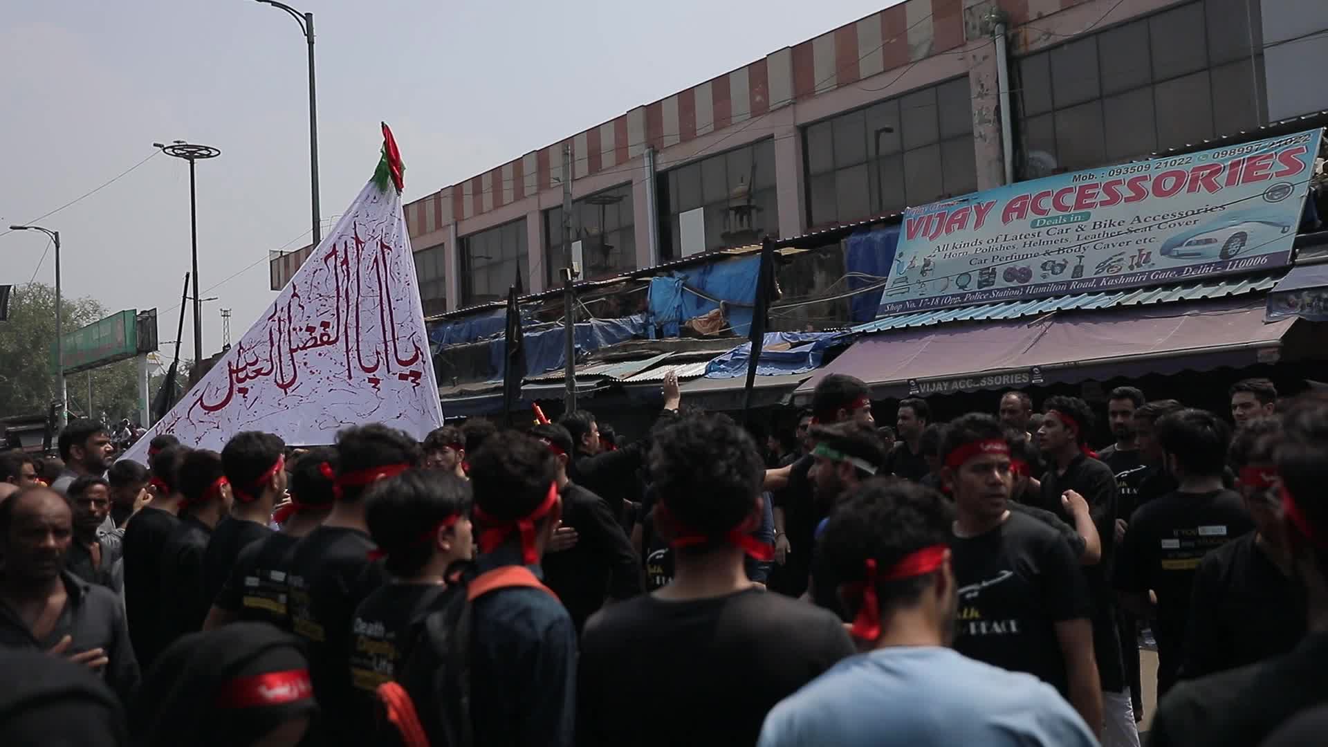 Shiite Muslim Devotees Participate In The Muharram Procession in Delhi, India