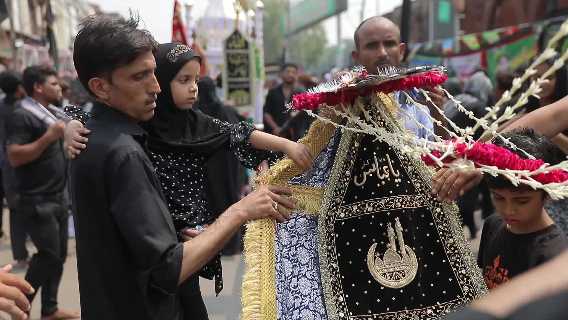 Shiite Muslim Devotees Participate In The Muharram Procession in Delhi, India