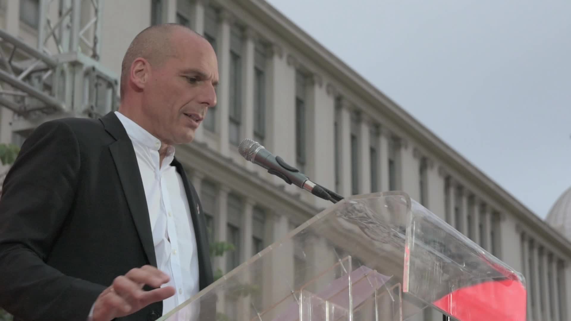 Yanis Varoufakis Speaks in Athens, Greece