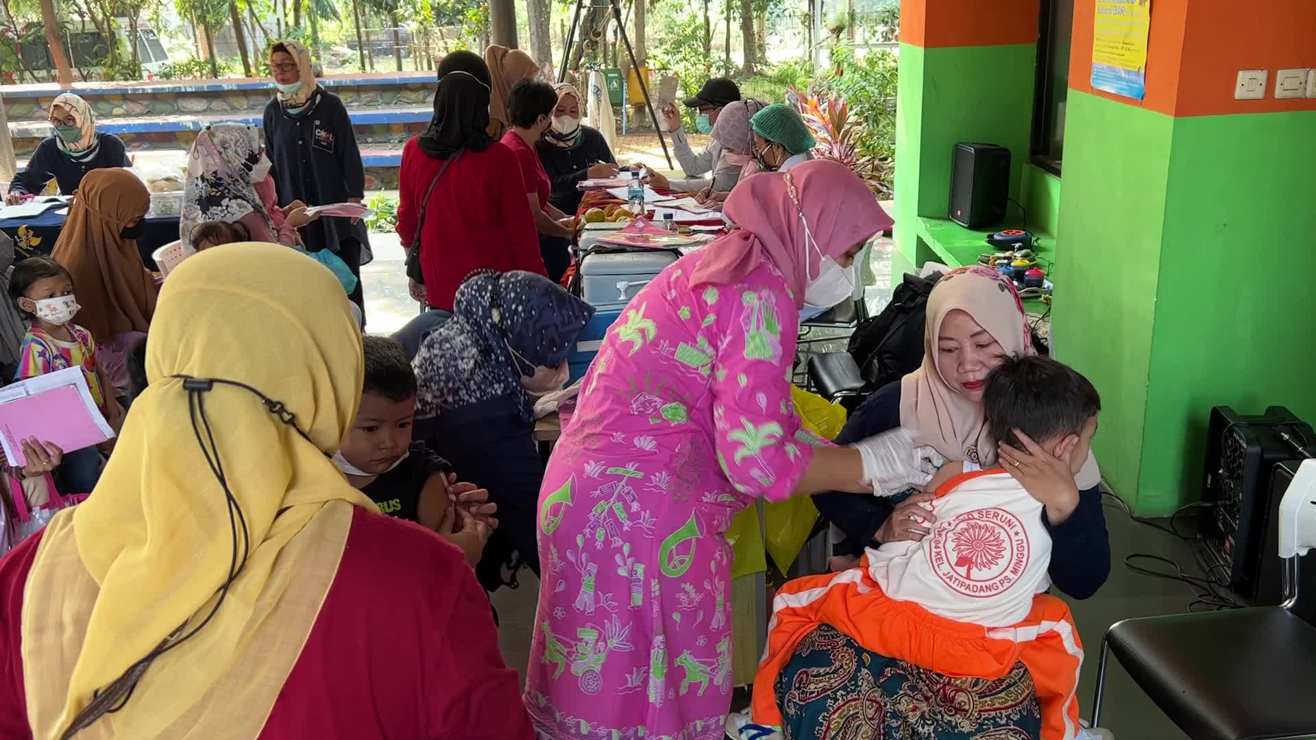 National Child Immunization Month in Indonesia