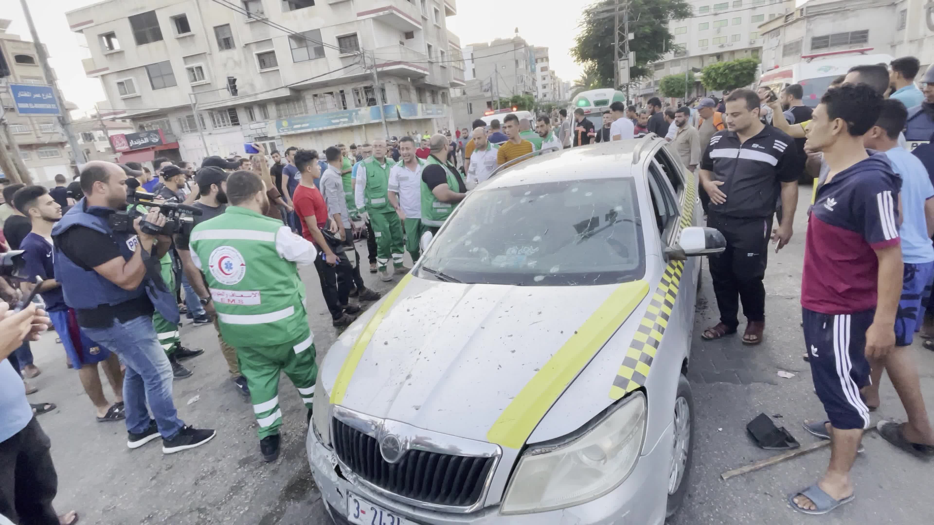Aftermath of Israeli Airstrike In Gaza, Palestine