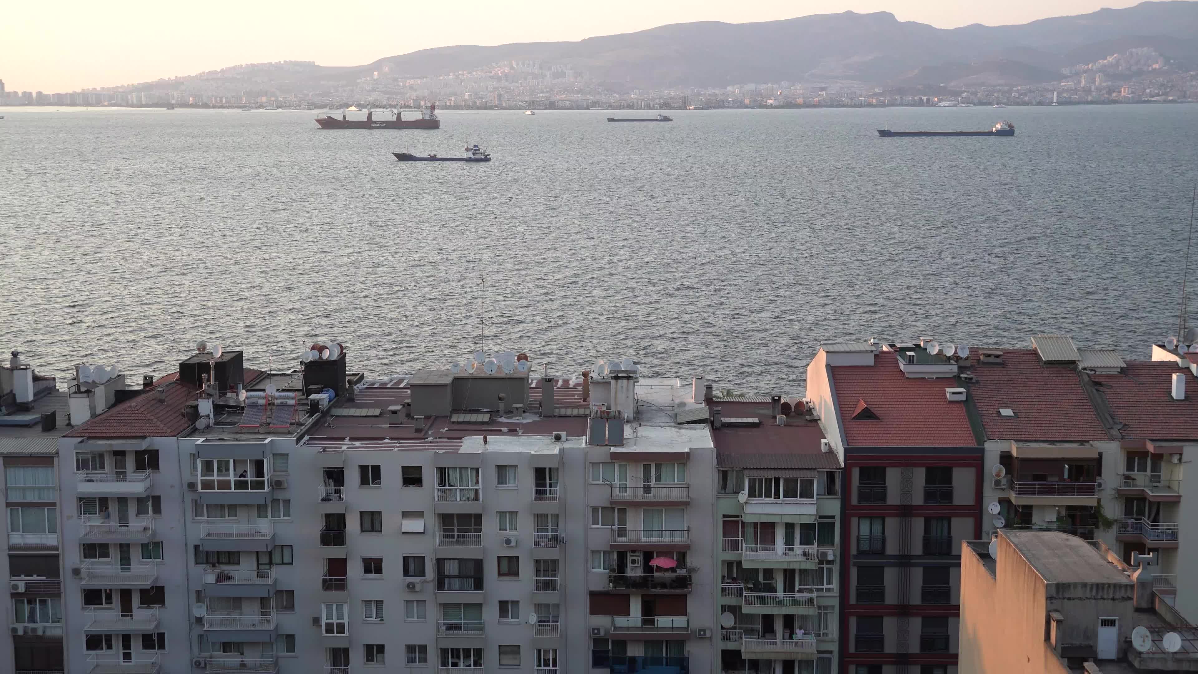 Bird's eye view of Izmir, Turkey 