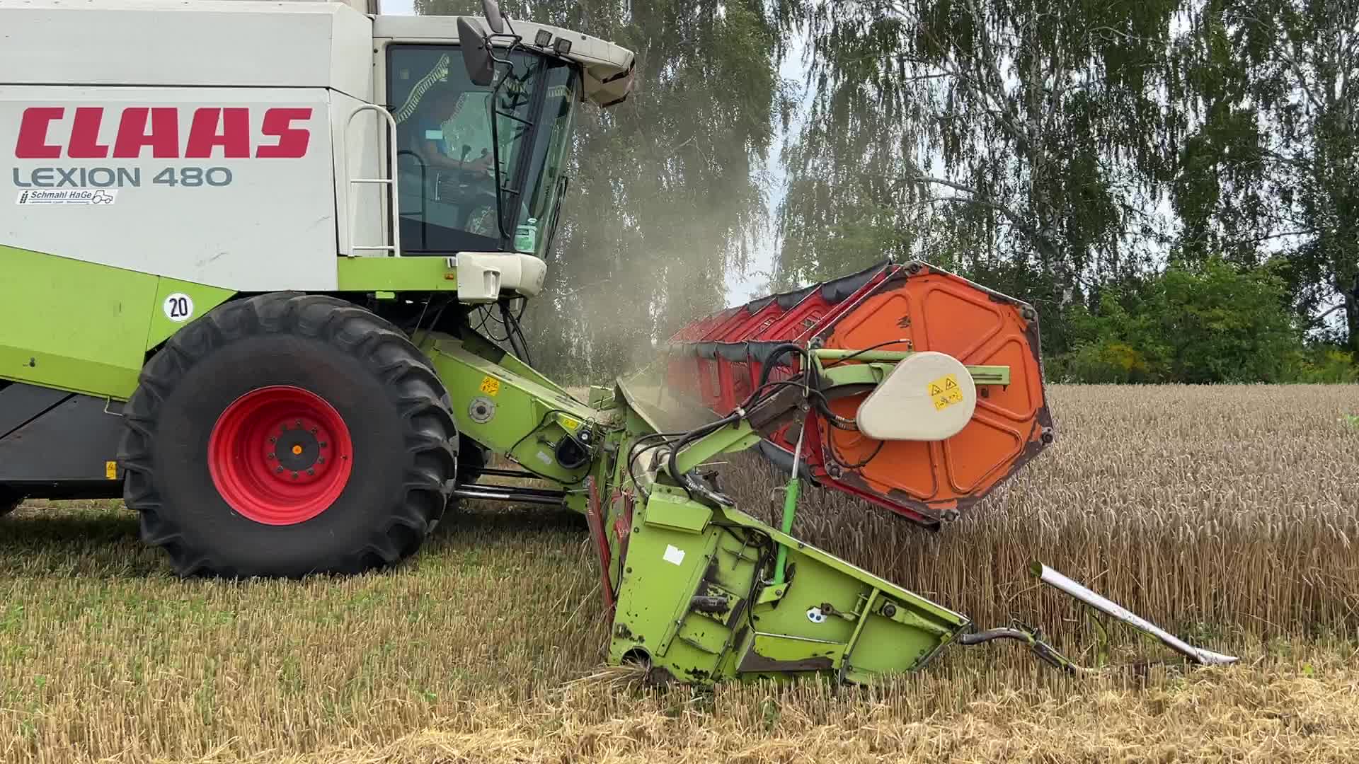 Harvesting Of Wheat In The Kyiv Region, While Russia Continues The War Against Ukraine