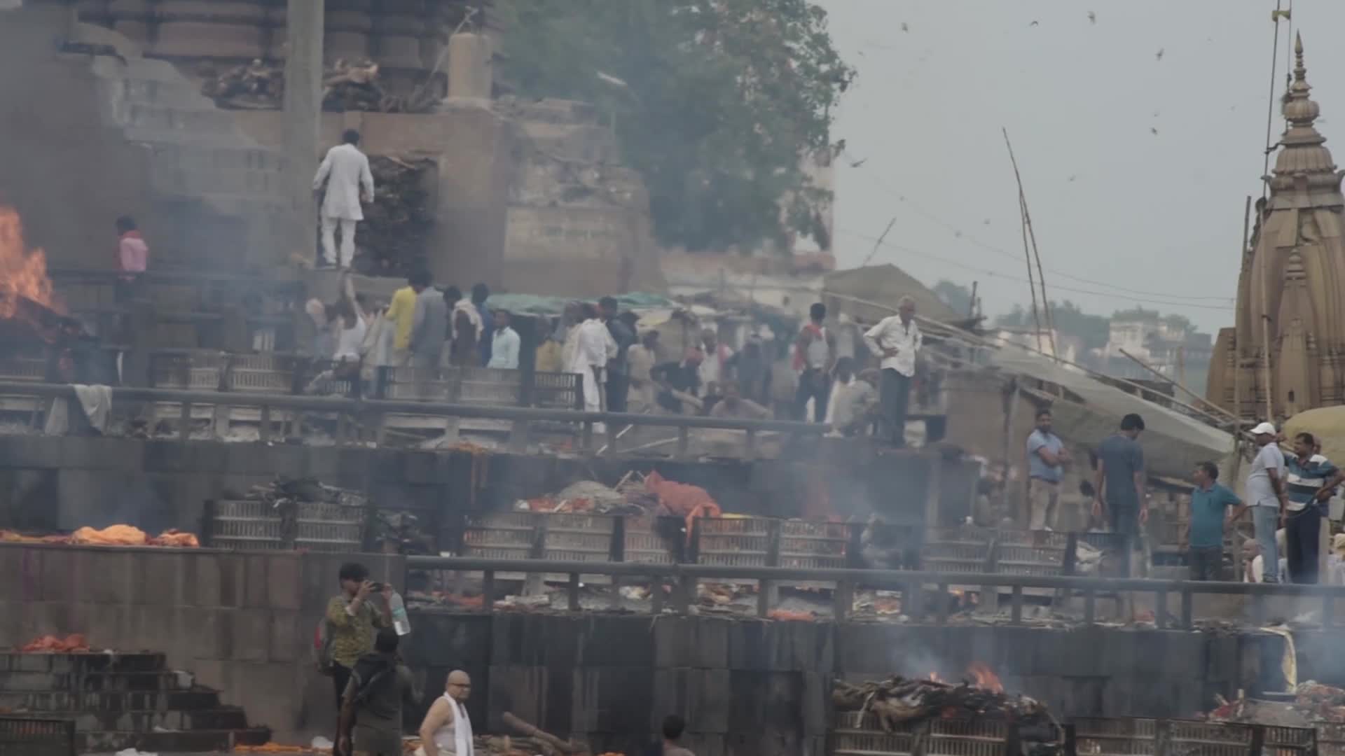 Cremation at Manikarnika Ghat