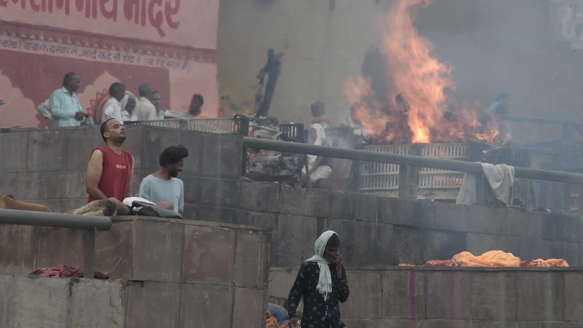 Cremation at Manikarnika Ghat