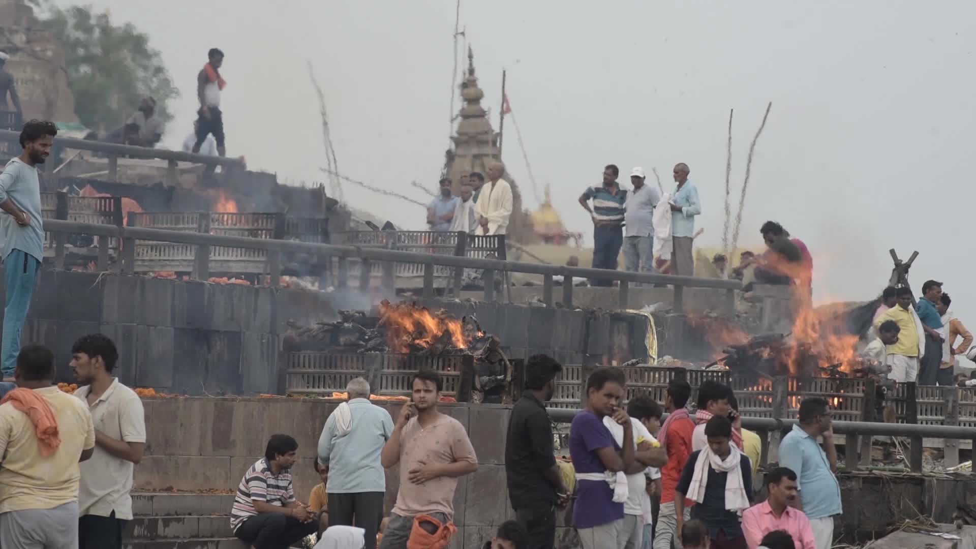 Cremation at Manikarnika Ghat