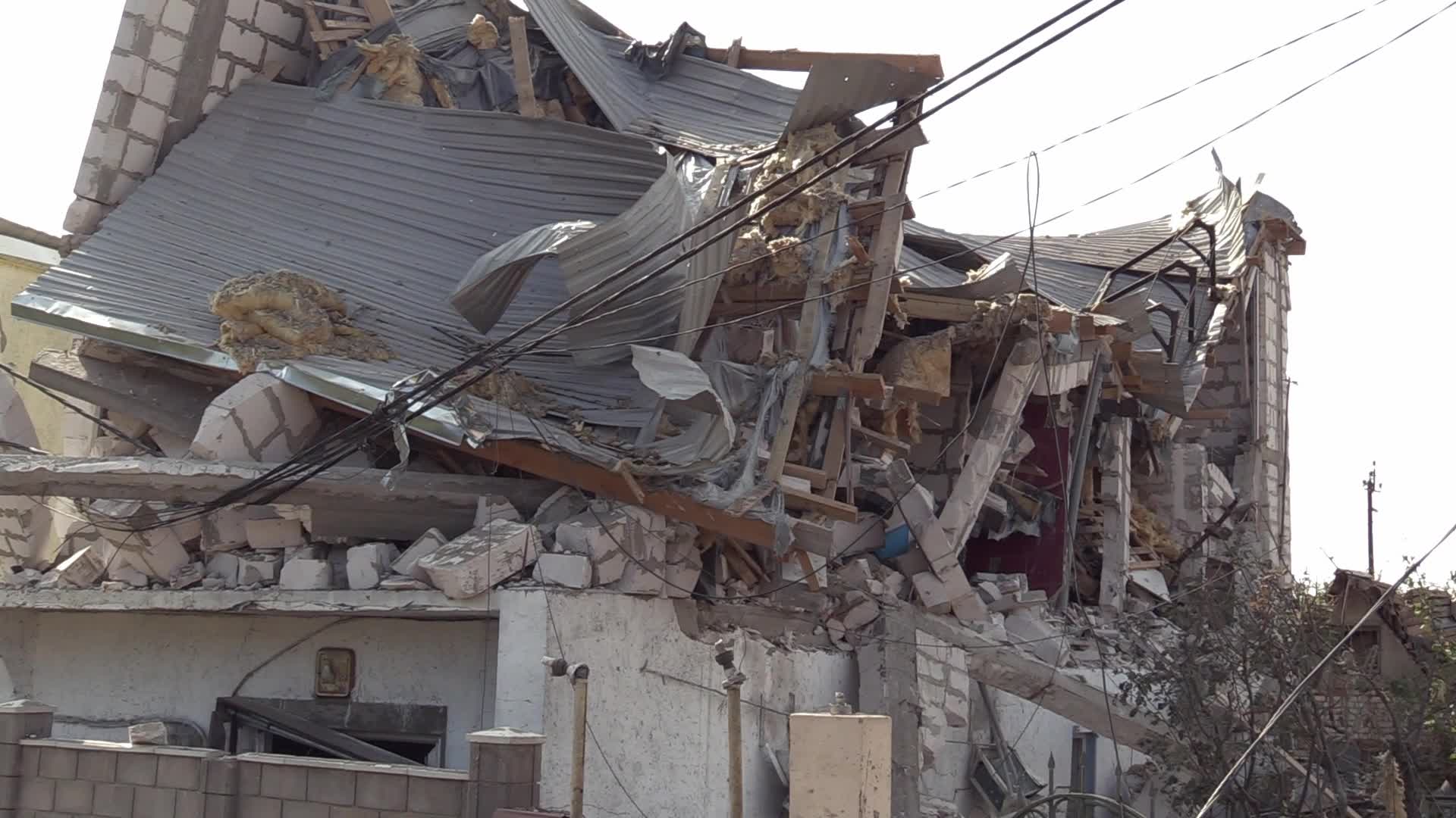 Aftermath of a rocket strike in Odesa region, amid Russia's invasion of Ukraine