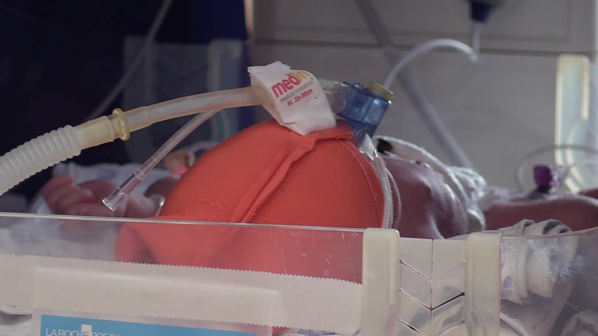 A maternity bomb shelter for newborns in Odesa, amid Russia's invasion of Ukraine