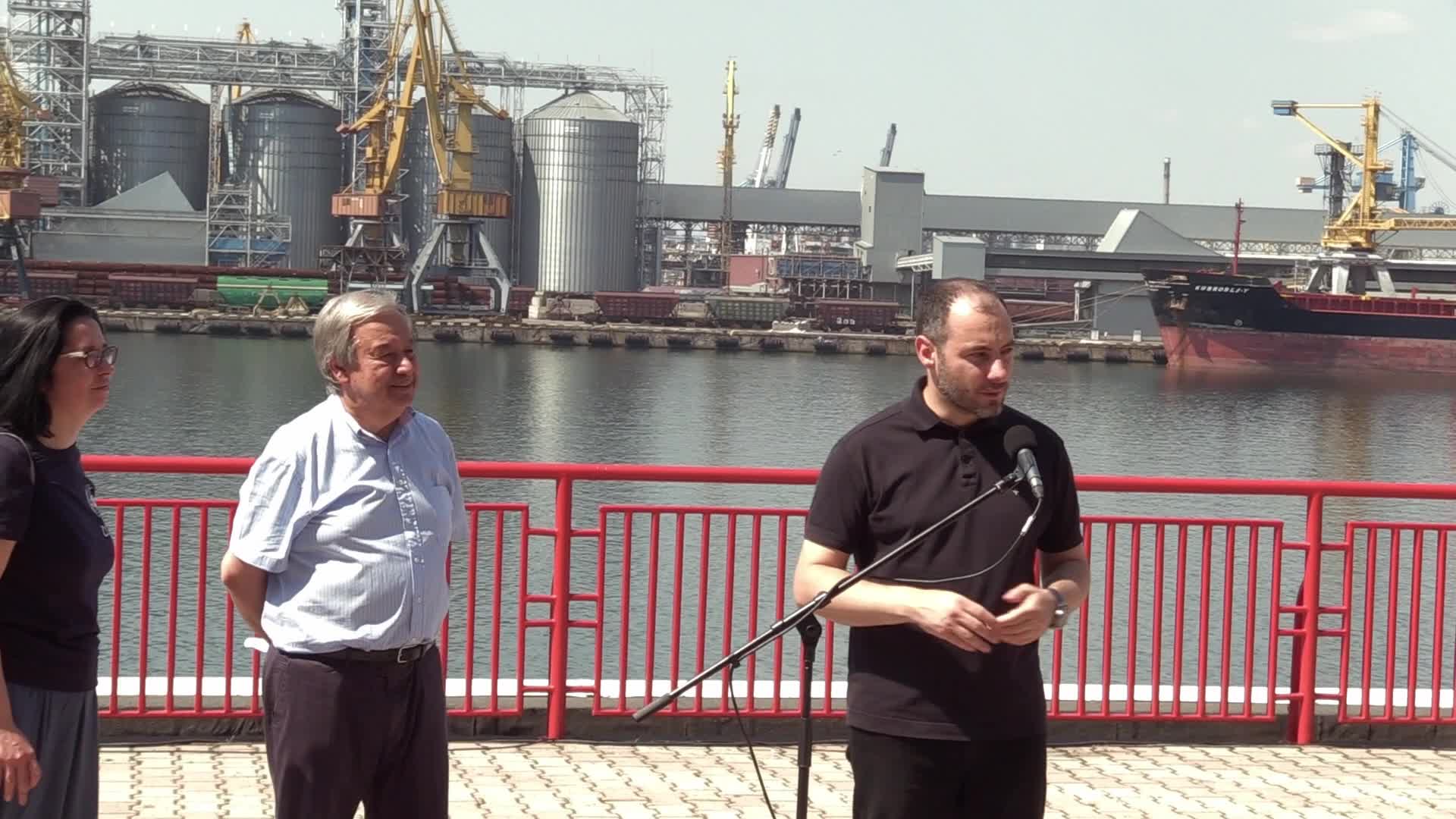 The UN Secretary-General Antonio Guterres visits Odesa, amid Russia's invasion of Ukraine
