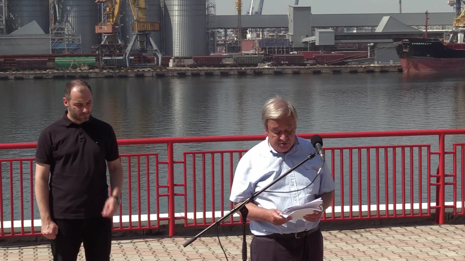 The UN Secretary-General Antonio Guterres visits Odesa, amid Russia's invasion of Ukraine