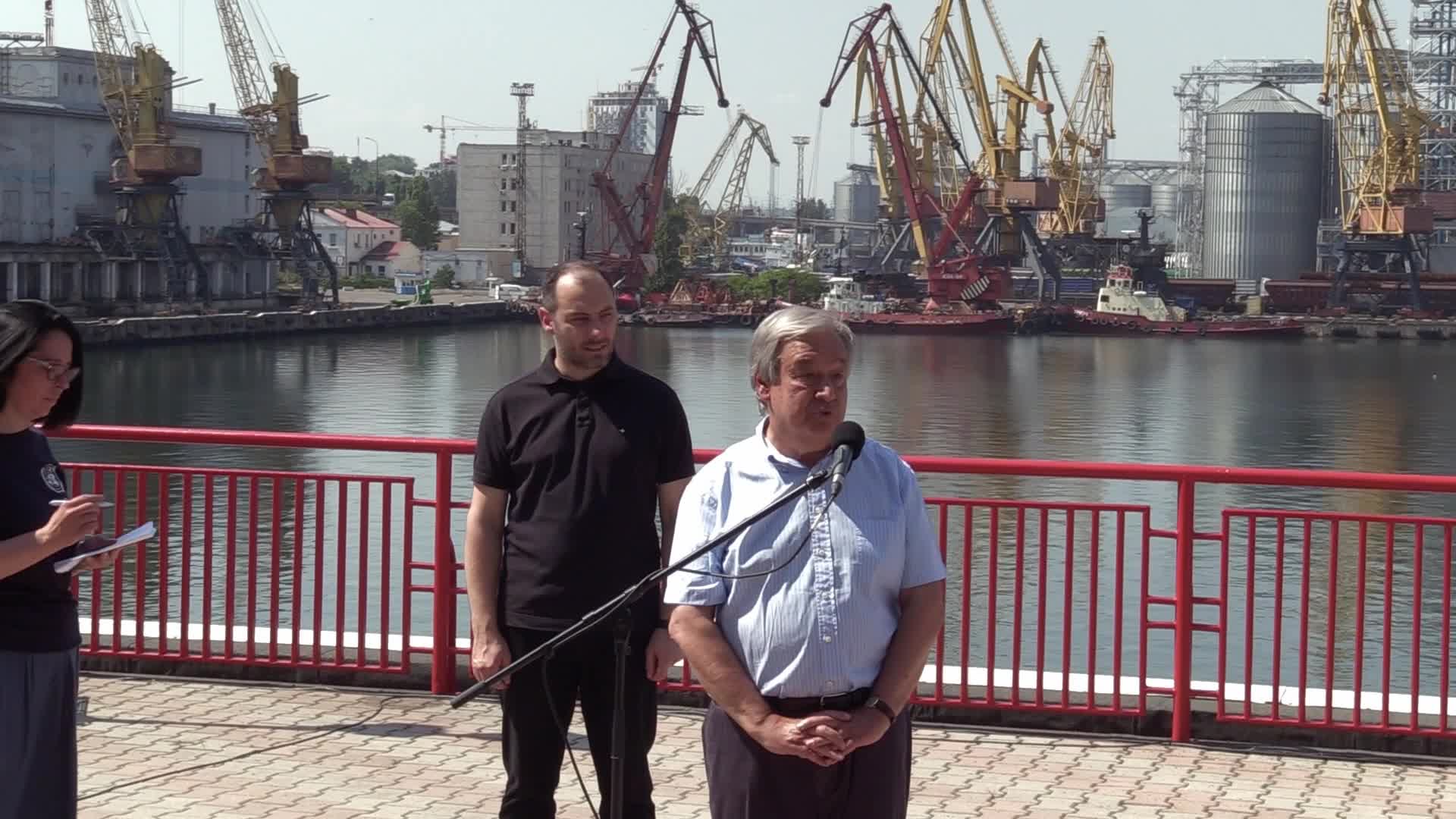 The UN Secretary-General Antonio Guterres visits Odesa, amid Russia's invasion of Ukraine