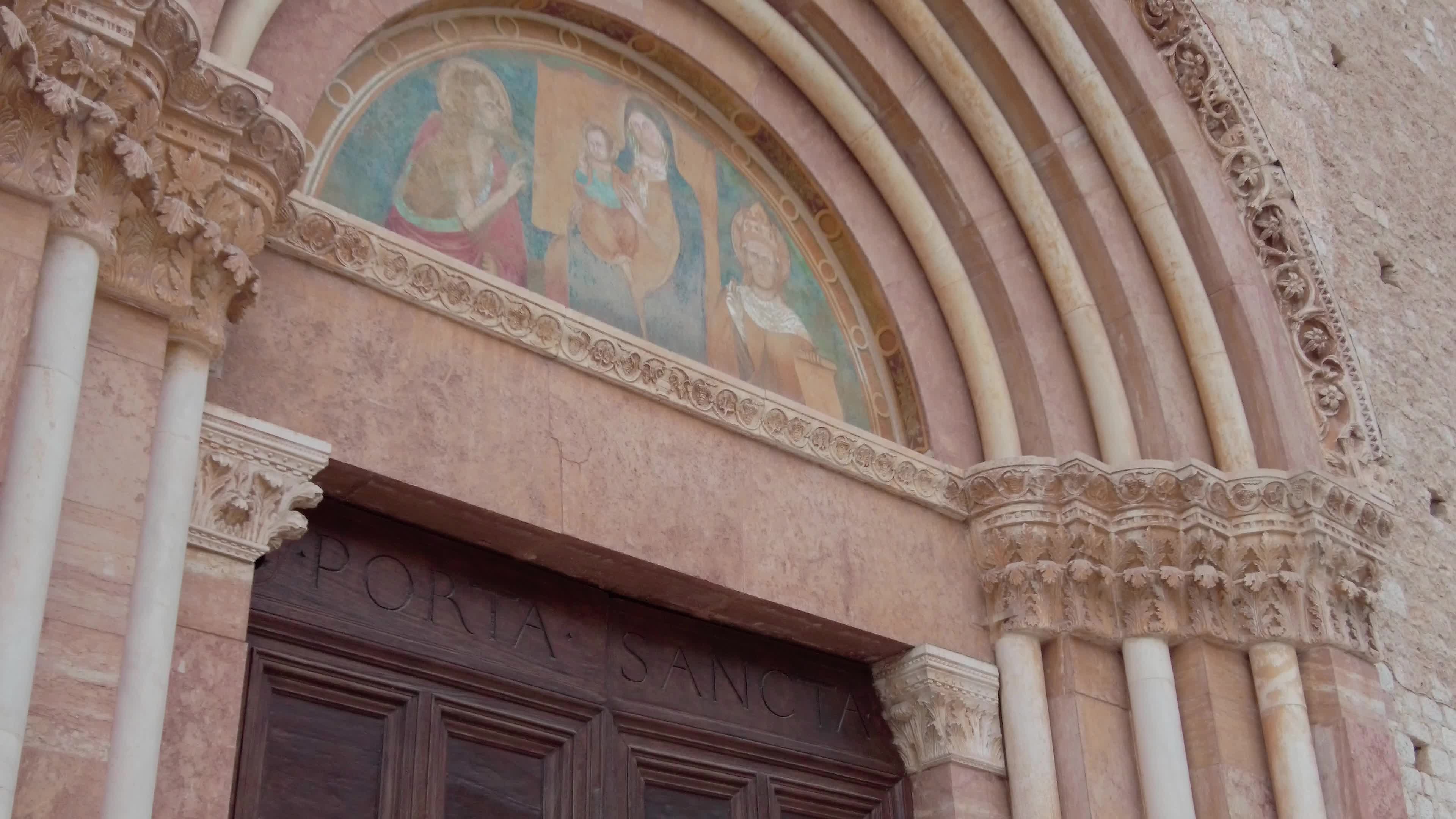 L'Aquila Prepares For Pope Francis' Visit Ahead Of The Celebration of Forgiveness (Perdonanza Celestiniana)