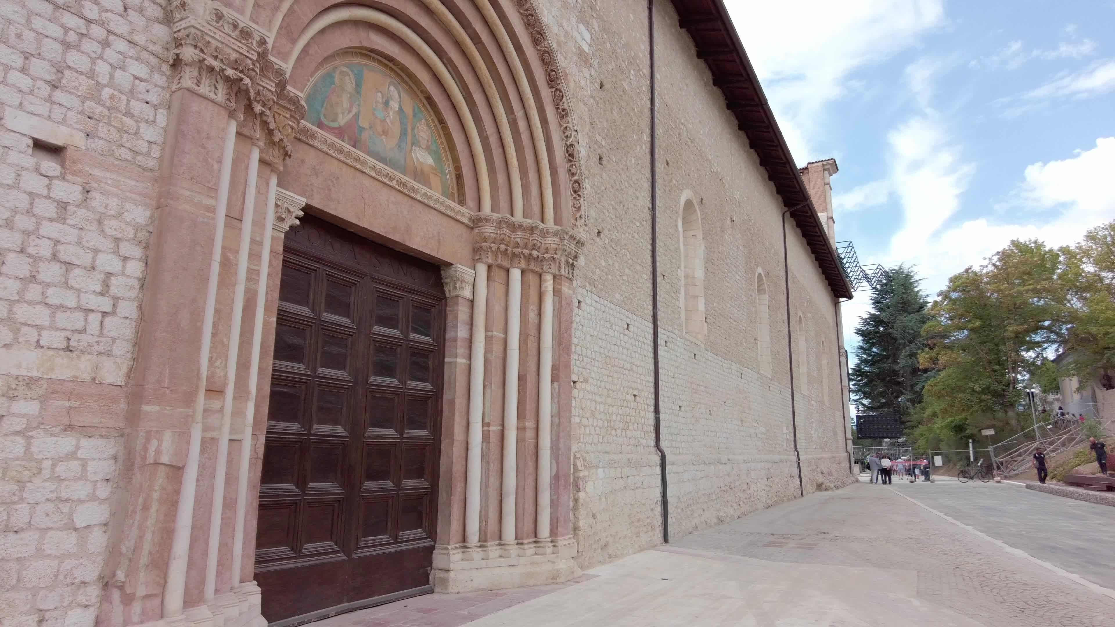 L'Aquila Prepares For Pope Francis' Visit Ahead Of The Celebration of Forgiveness (Perdonanza Celestiniana)