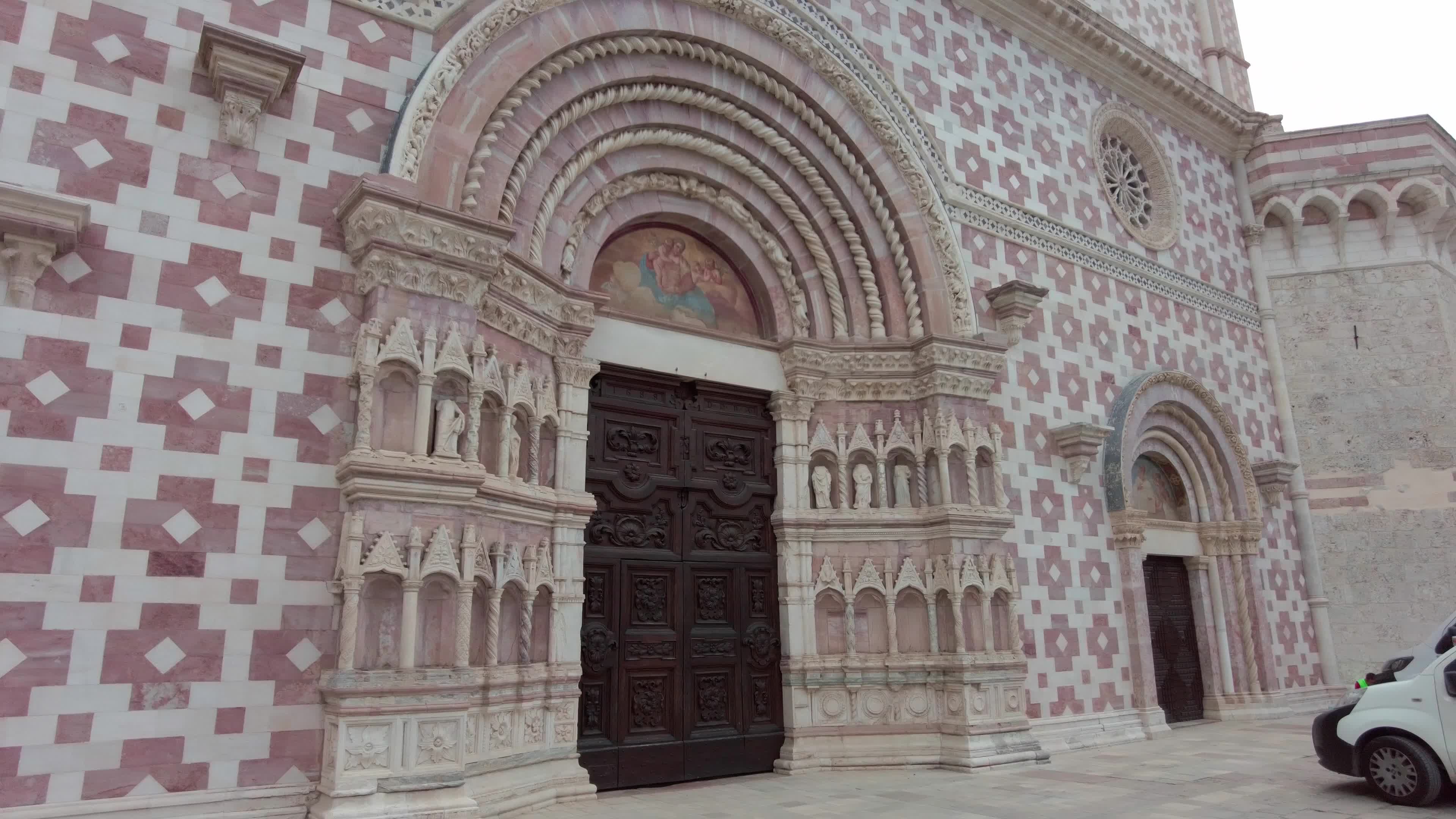 L'Aquila Prepares For Pope Francis' Visit Ahead Of The Celebration of Forgiveness (Perdonanza Celestiniana)