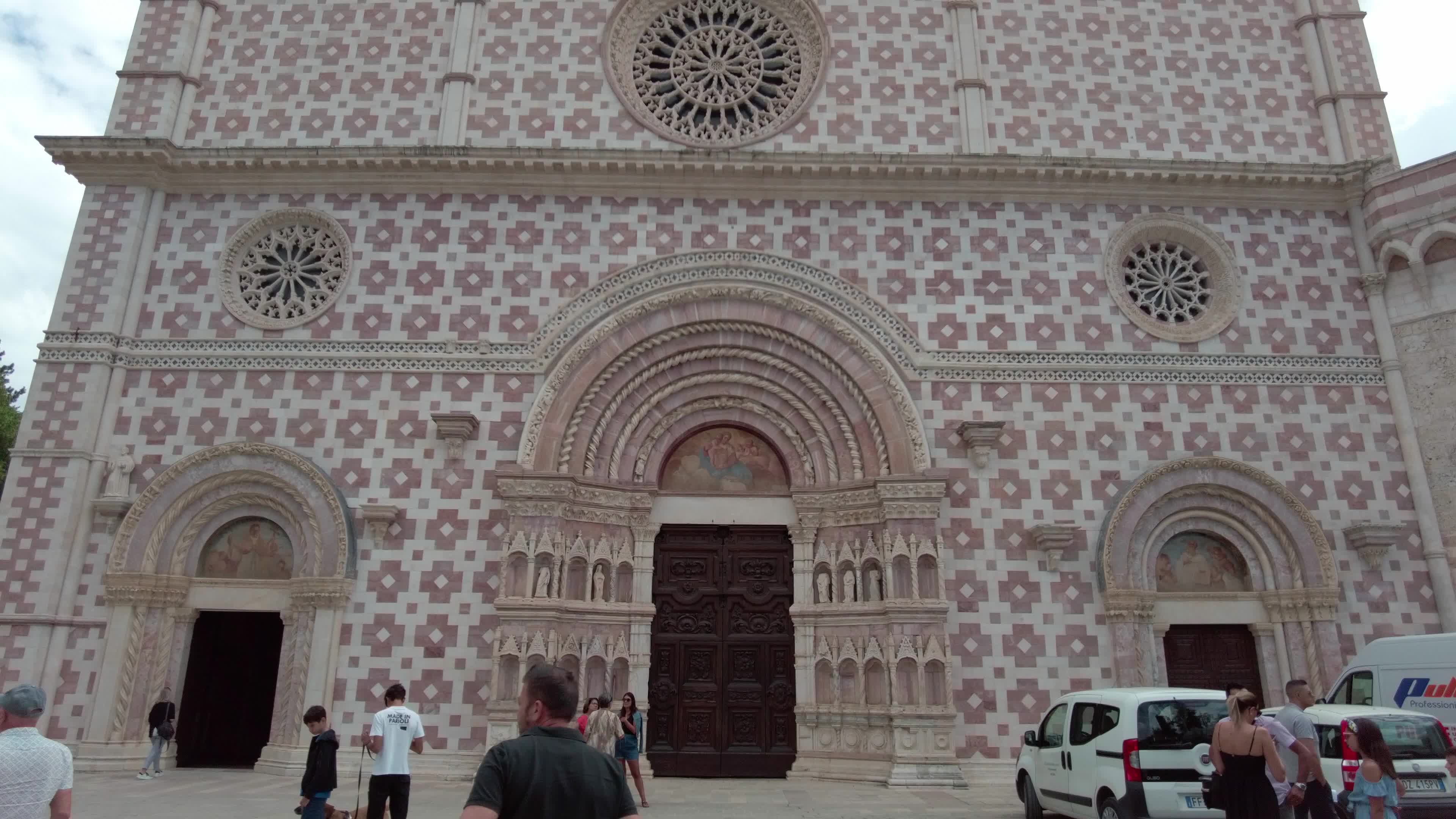 L'Aquila Prepares For Pope Francis' Visit Ahead Of The Celebration of Forgiveness (Perdonanza Celestiniana)