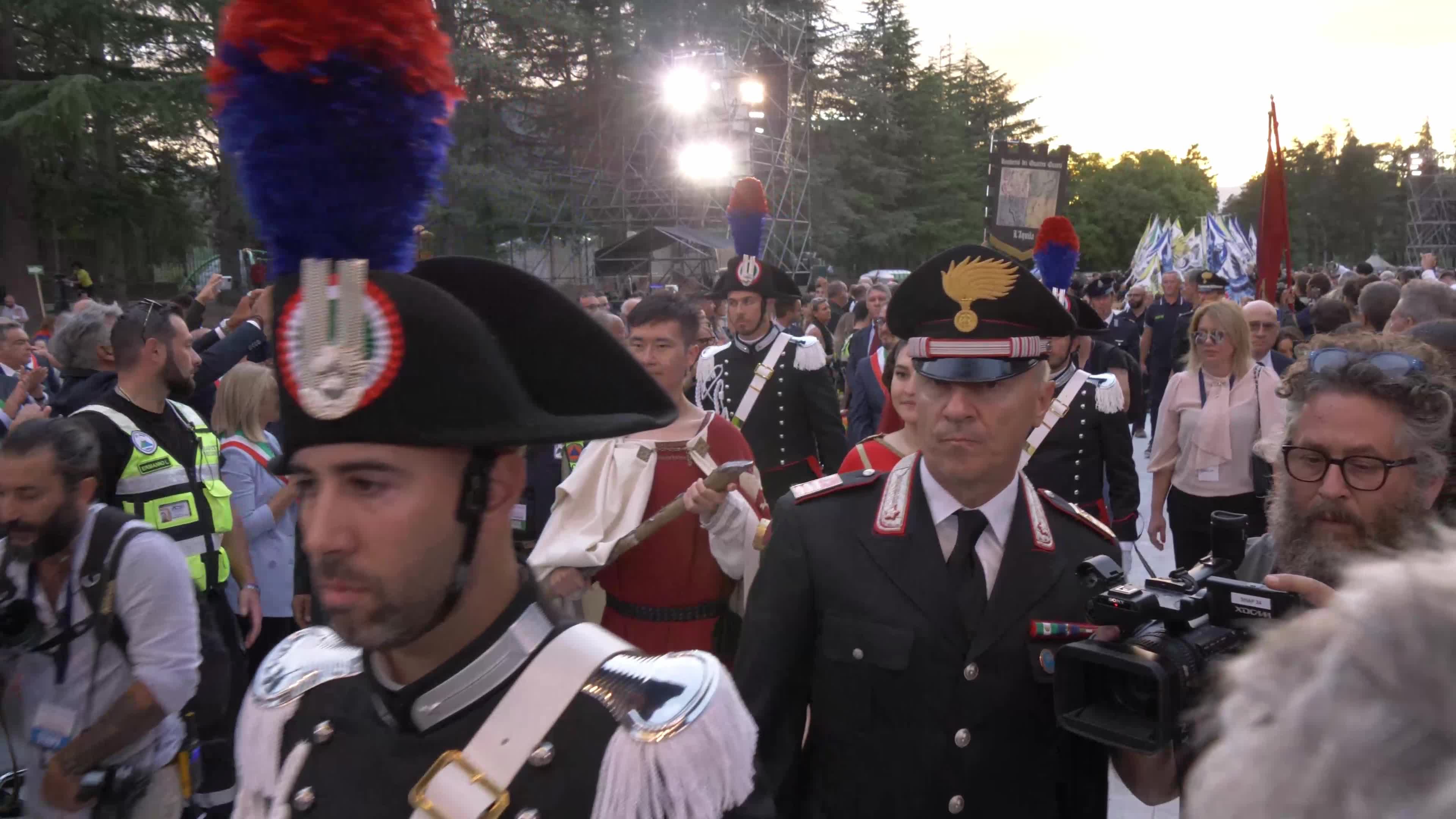 Corteo Della Bolla - 728th Celestinian Forgiveness CelebrationL'Aquila Prepares For Pope Francis' Visit Ahead Of The Celebration of Forgiveness (Perdonanza Celestiniana)