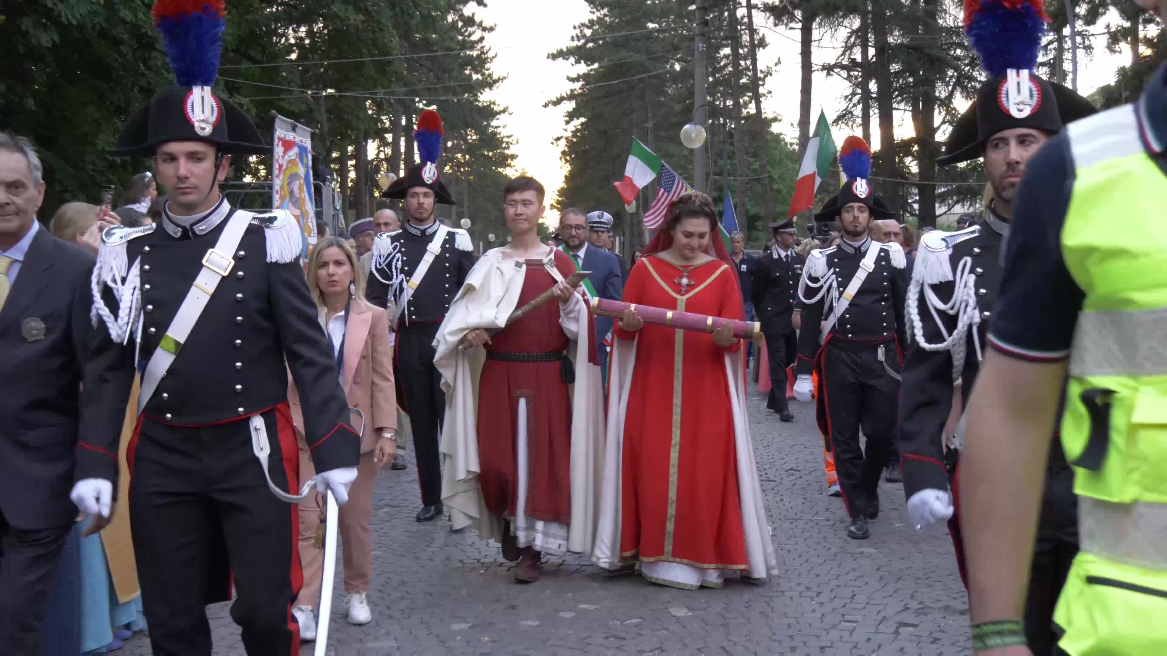 Corteo Della Bolla - 728th Celestinian Forgiveness CelebrationL'Aquila Prepares For Pope Francis' Visit Ahead Of The Celebration of Forgiveness (Perdonanza Celestiniana)