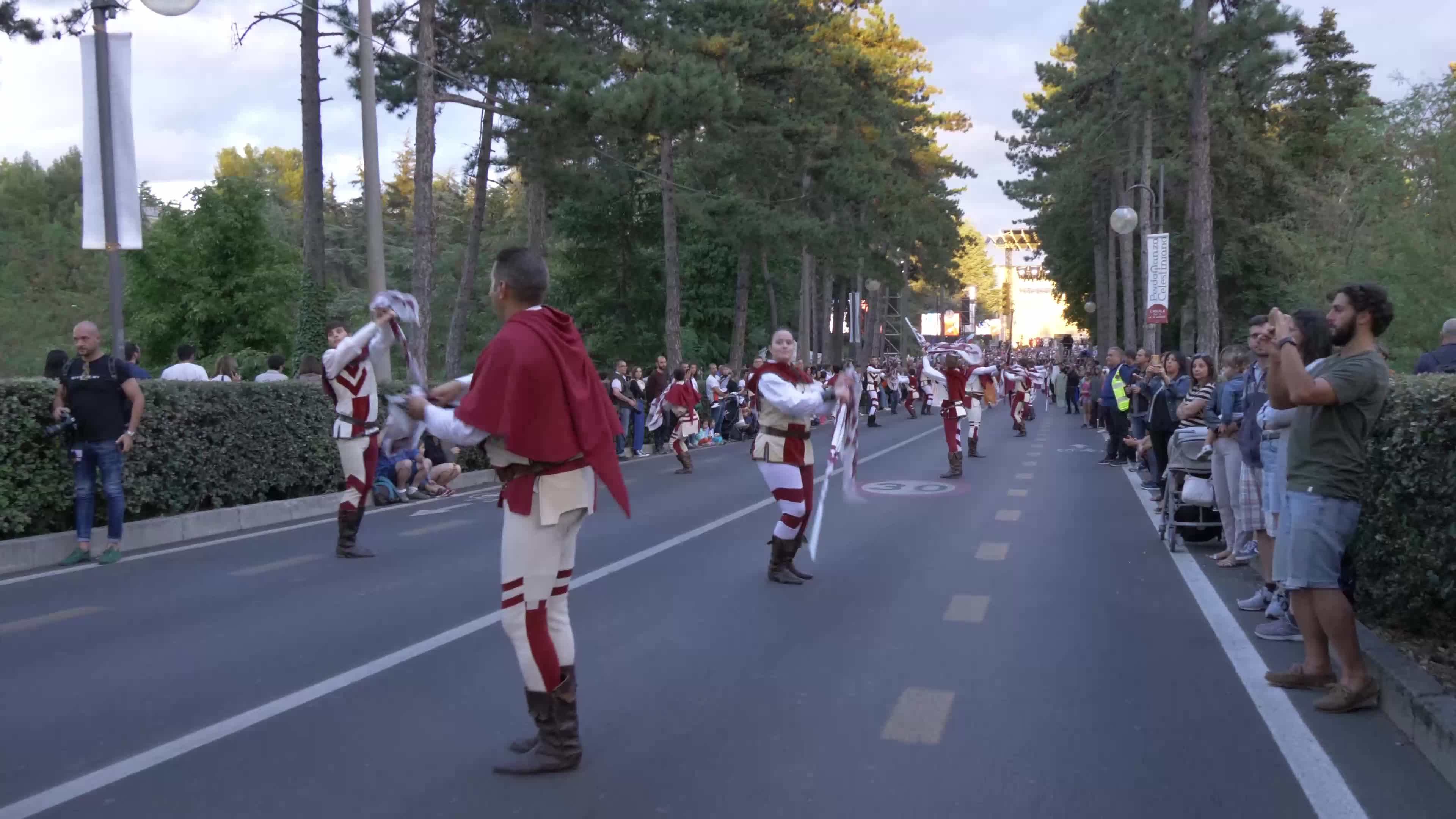 Corteo Della Bolla - 728th Celestinian Forgiveness CelebrationL'Aquila Prepares For Pope Francis' Visit Ahead Of The Celebration of Forgiveness (Perdonanza Celestiniana)