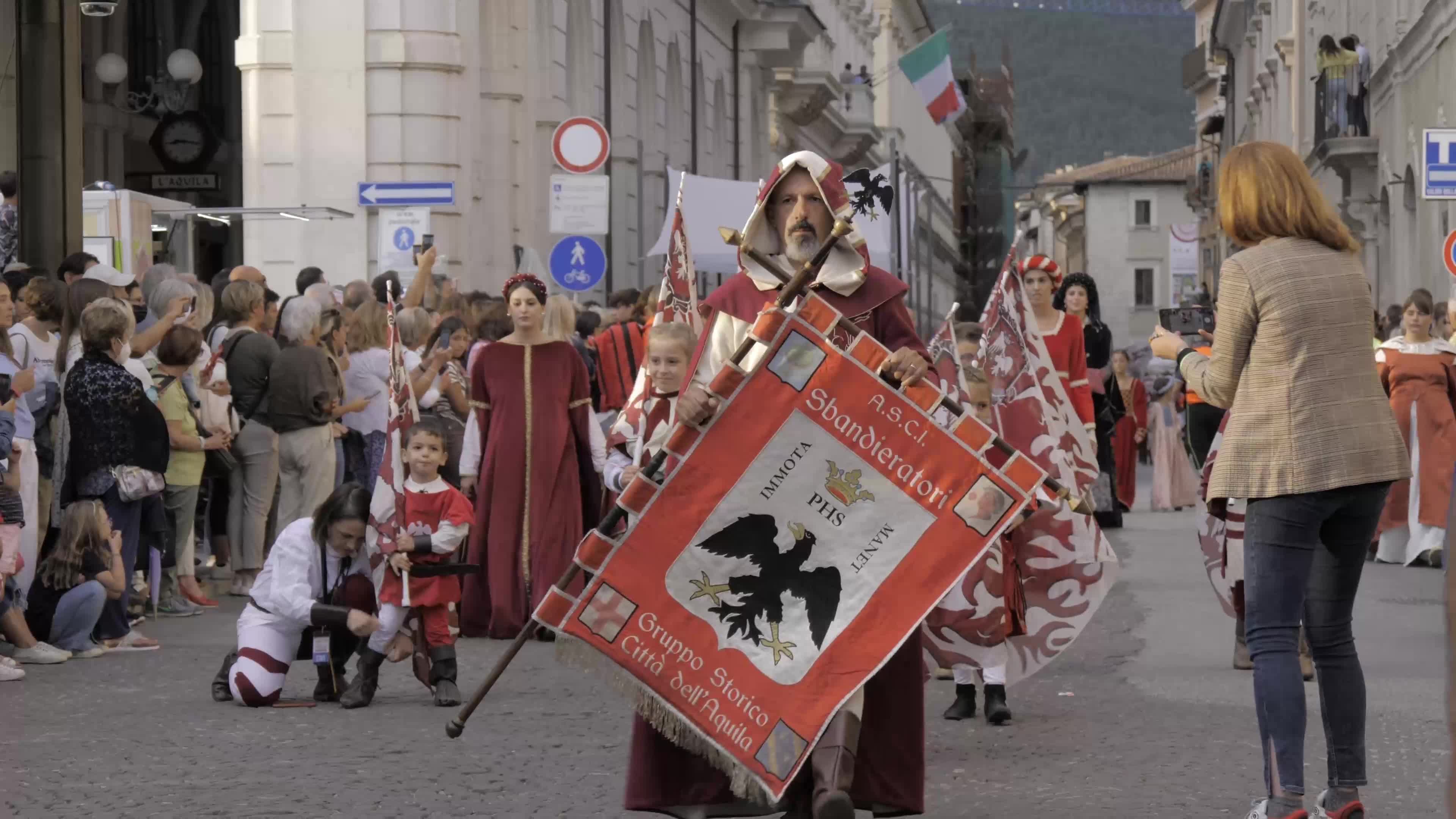 Corteo Della Bolla - 728th Celestinian Forgiveness CelebrationL'Aquila Prepares For Pope Francis' Visit Ahead Of The Celebration of Forgiveness (Perdonanza Celestiniana)
