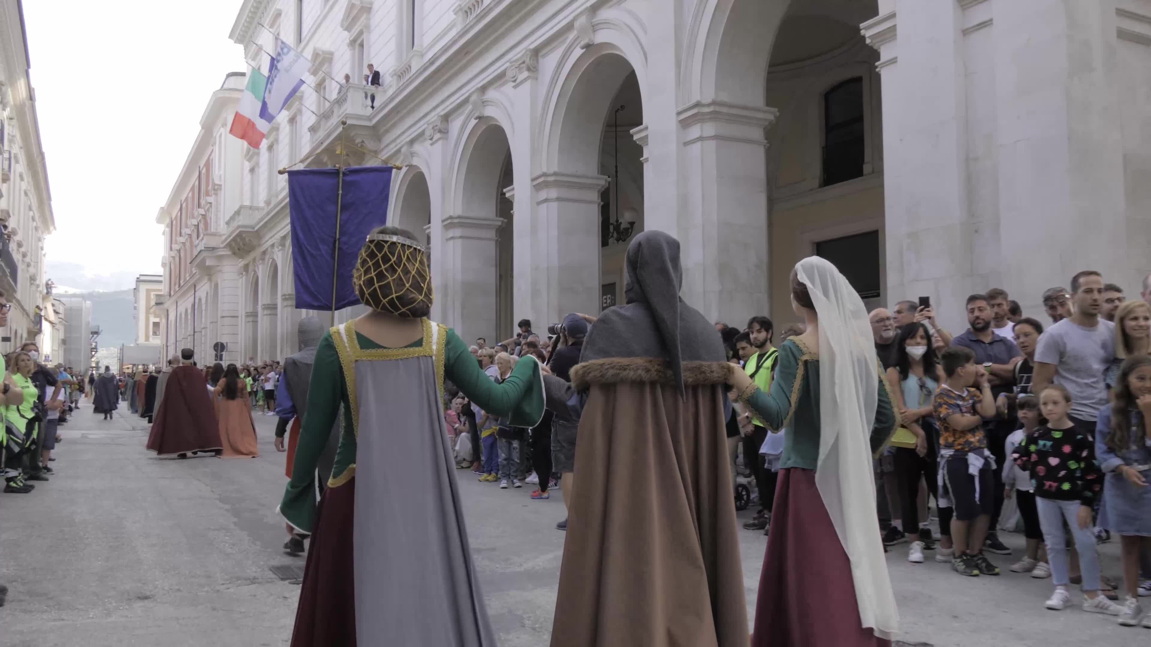 Corteo Della Bolla - 728th Celestinian Forgiveness CelebrationL'Aquila Prepares For Pope Francis' Visit Ahead Of The Celebration of Forgiveness (Perdonanza Celestiniana)