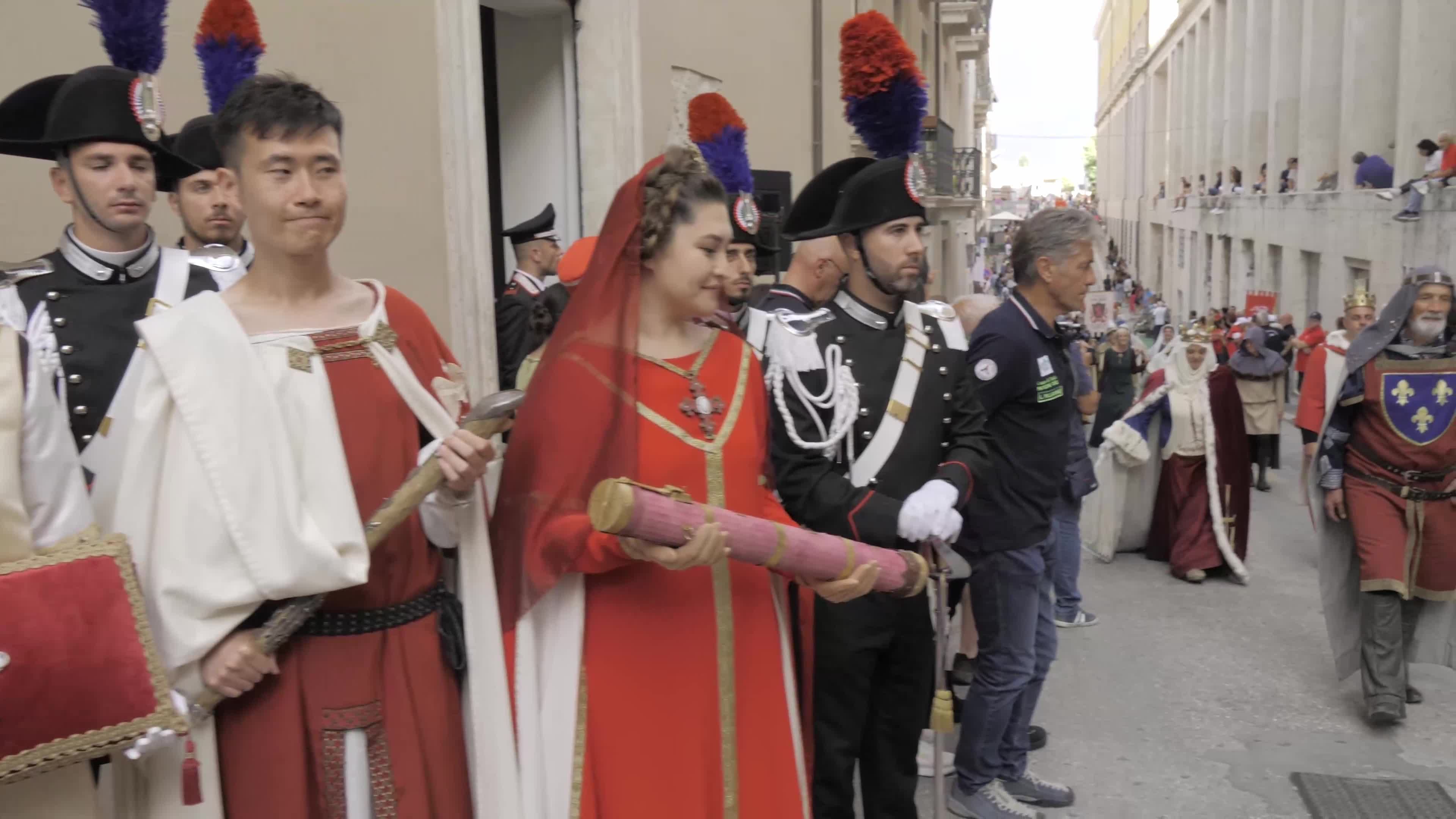 Corteo Della Bolla - 728th Celestinian Forgiveness CelebrationL'Aquila Prepares For Pope Francis' Visit Ahead Of The Celebration of Forgiveness (Perdonanza Celestiniana)