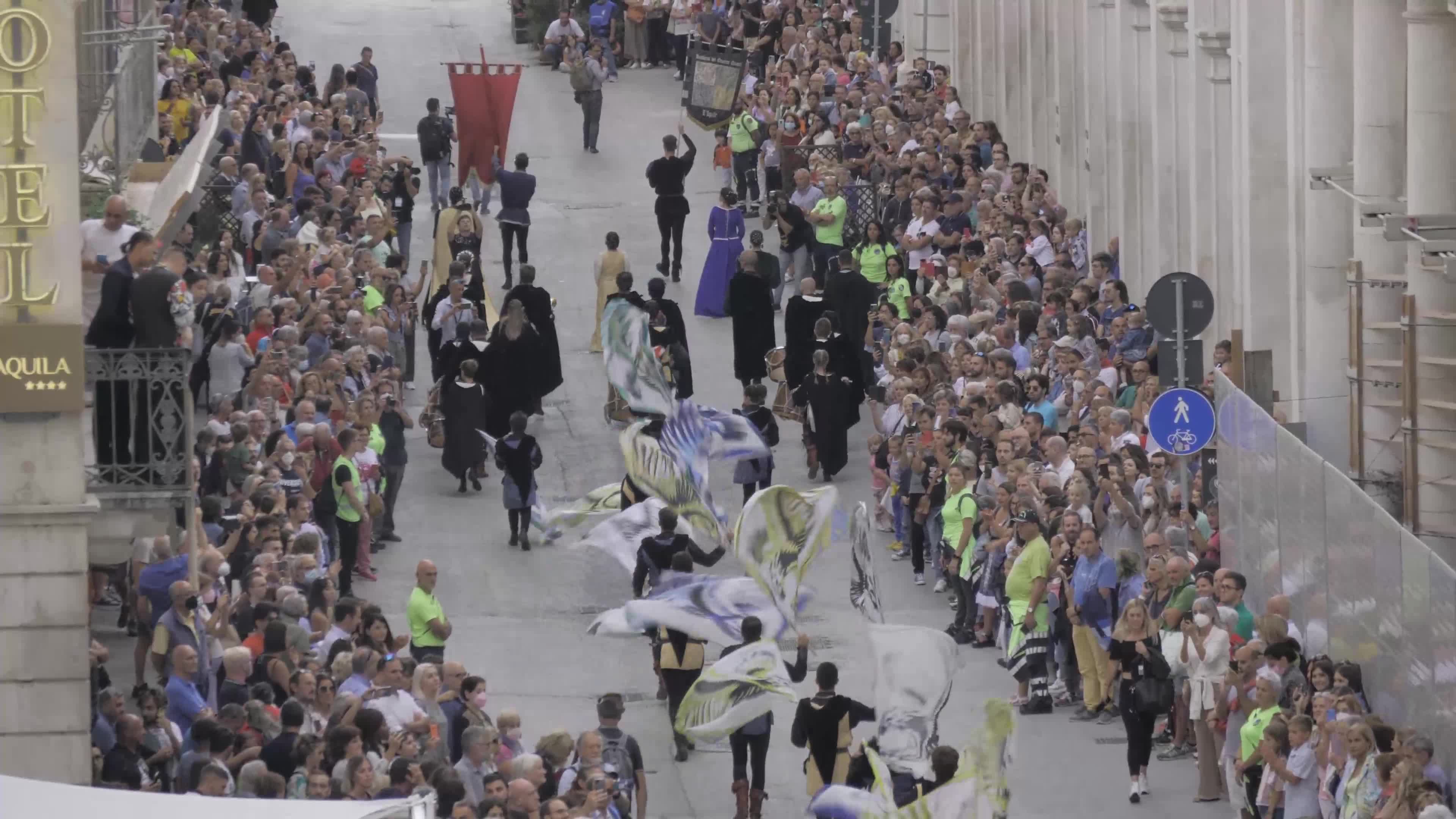 Corteo Della Bolla - 728th Celestinian Forgiveness CelebrationL'Aquila Prepares For Pope Francis' Visit Ahead Of The Celebration of Forgiveness (Perdonanza Celestiniana)