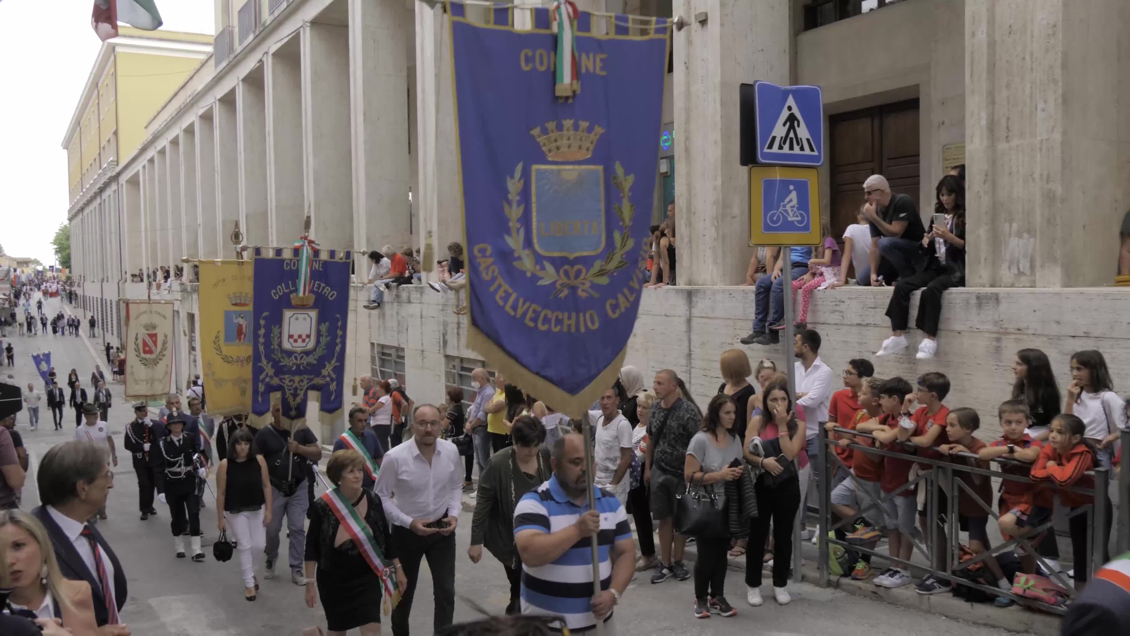 Corteo Della Bolla - 728th Celestinian Forgiveness CelebrationL'Aquila Prepares For Pope Francis' Visit Ahead Of The Celebration of Forgiveness (Perdonanza Celestiniana)