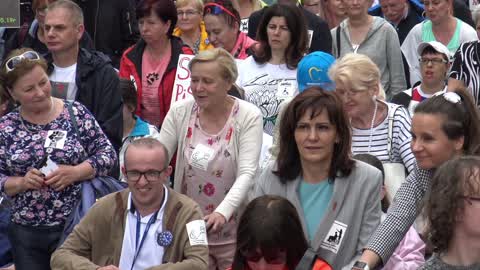 Demonstration For Disability Benefits In Warsaw