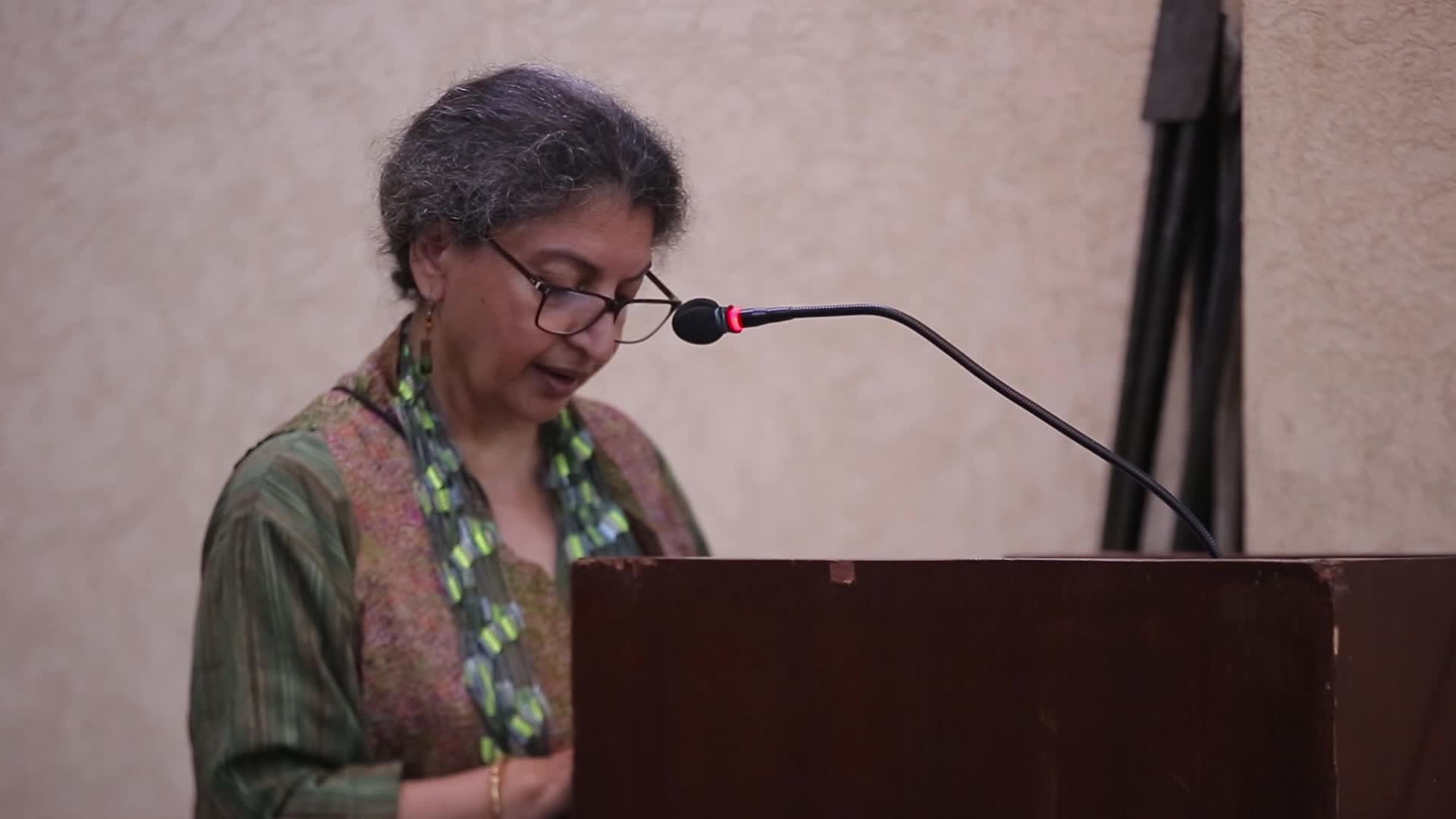 Geetanjali Shree in New Delhi, India