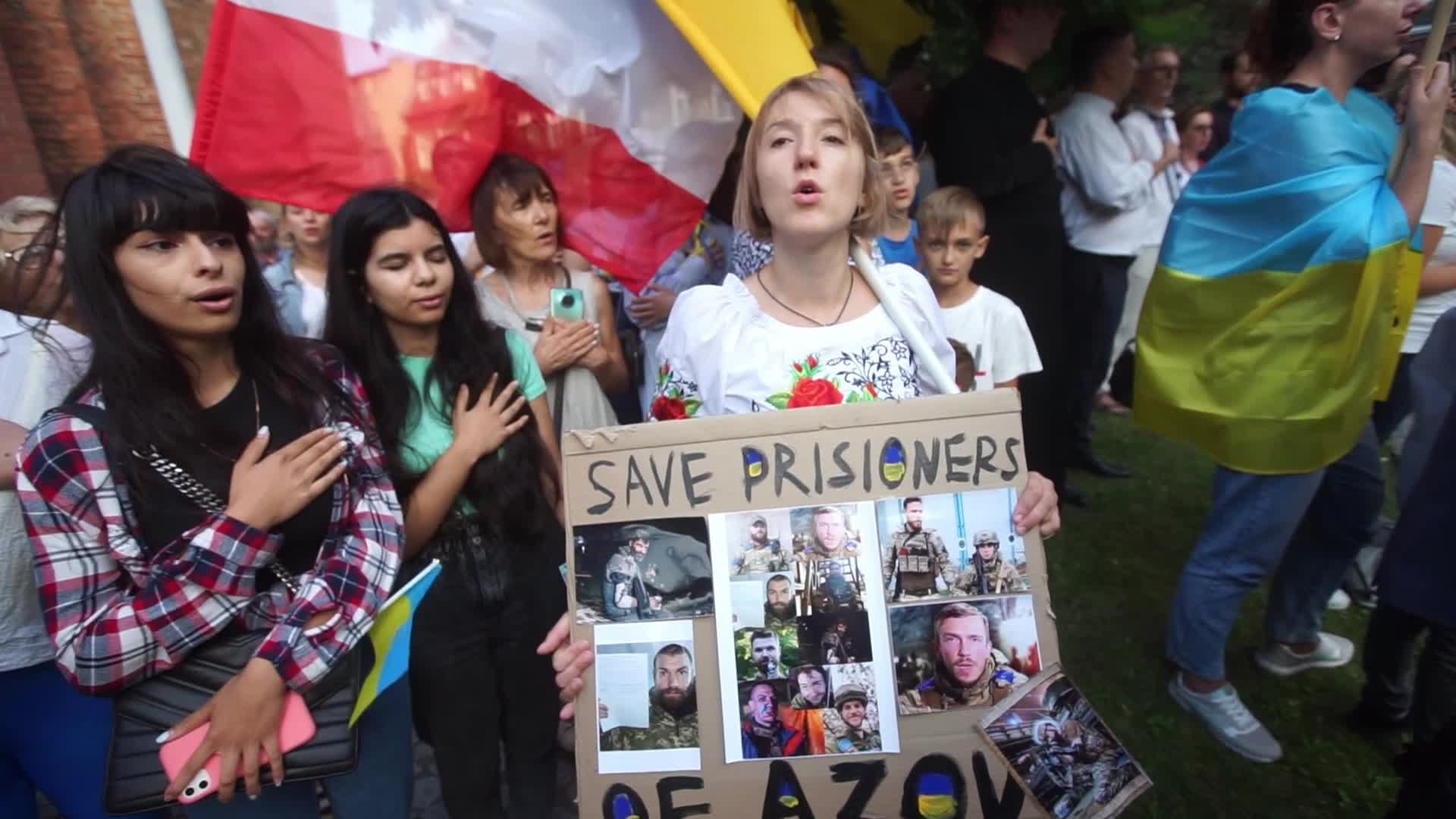 Independence Day Of Ukraine In Gdansk