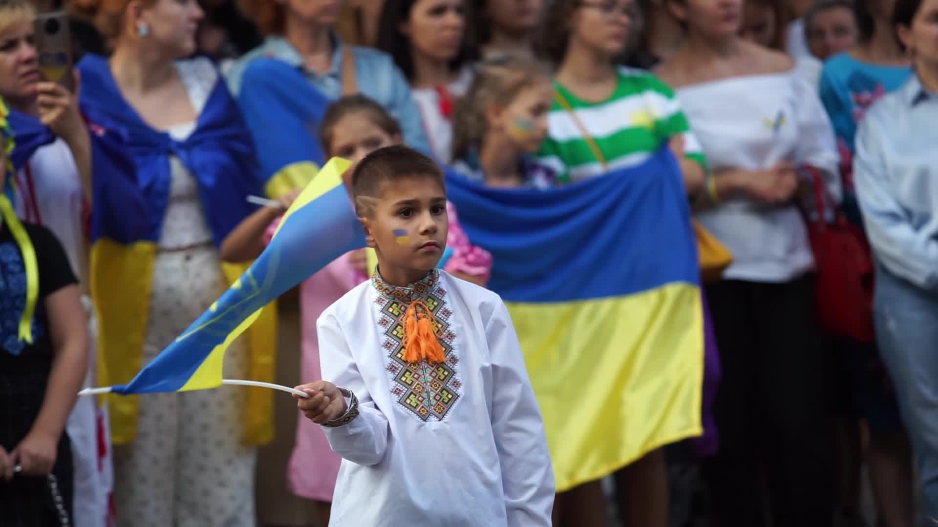 Independence Day Of Ukraine In Gdansk