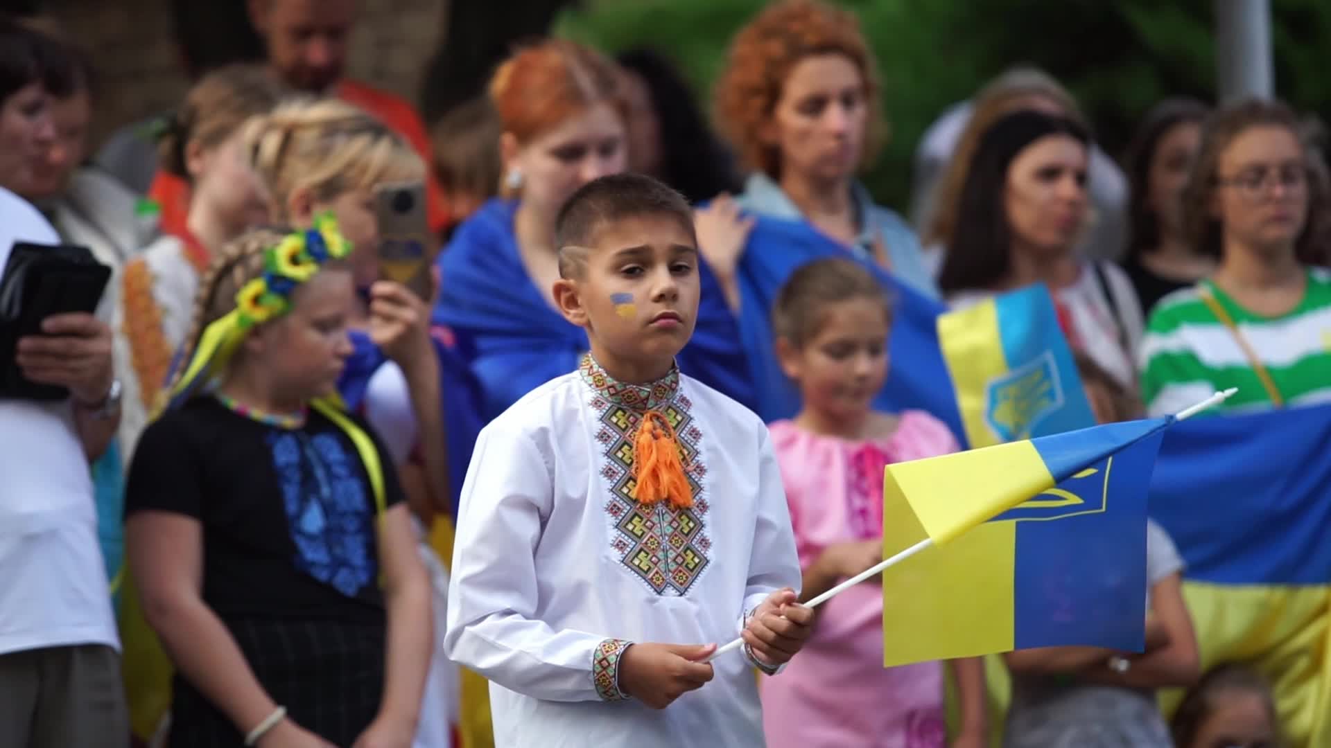 Independence Day Of Ukraine In Gdansk