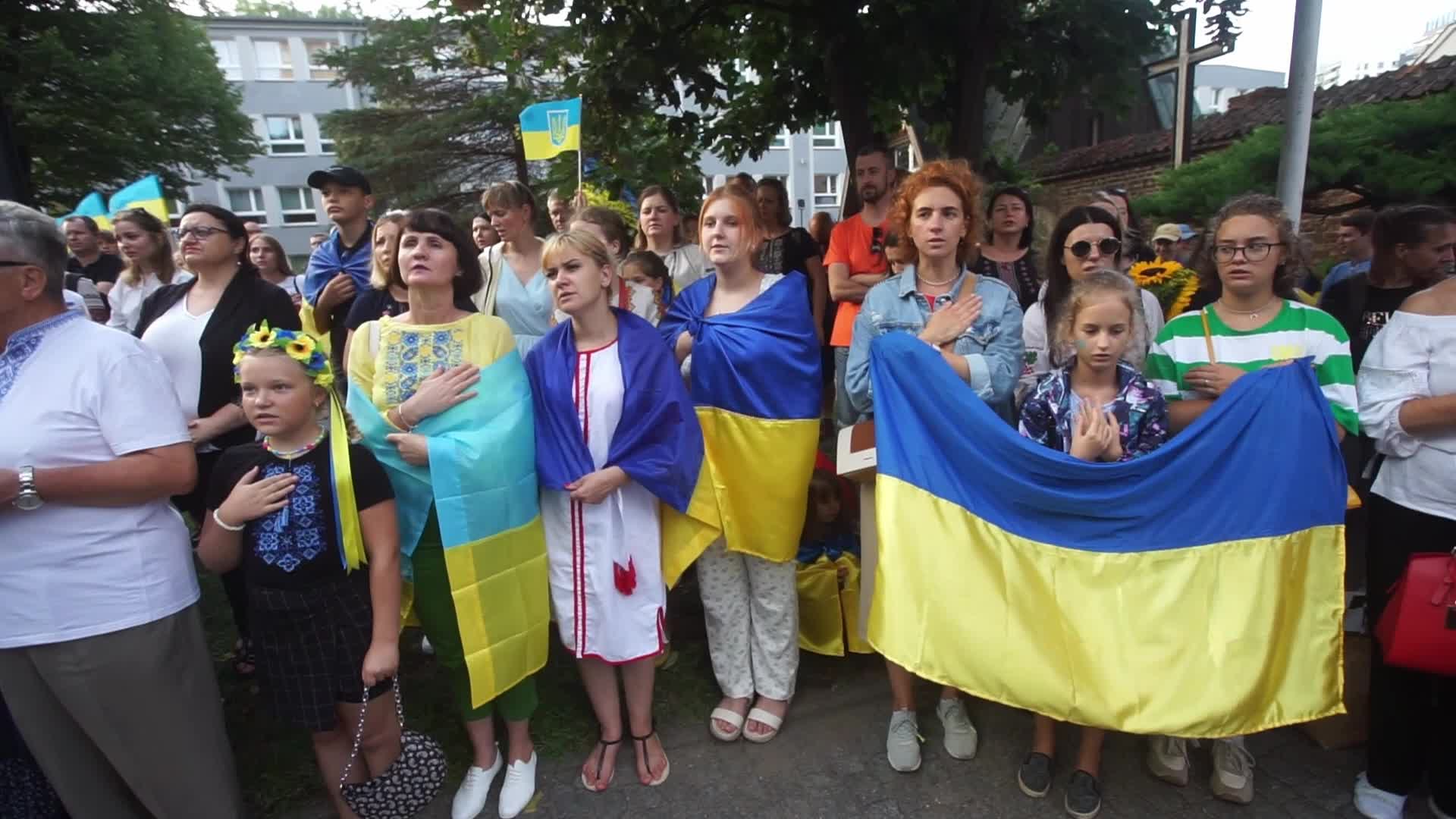 Independence Day Of Ukraine In Gdansk