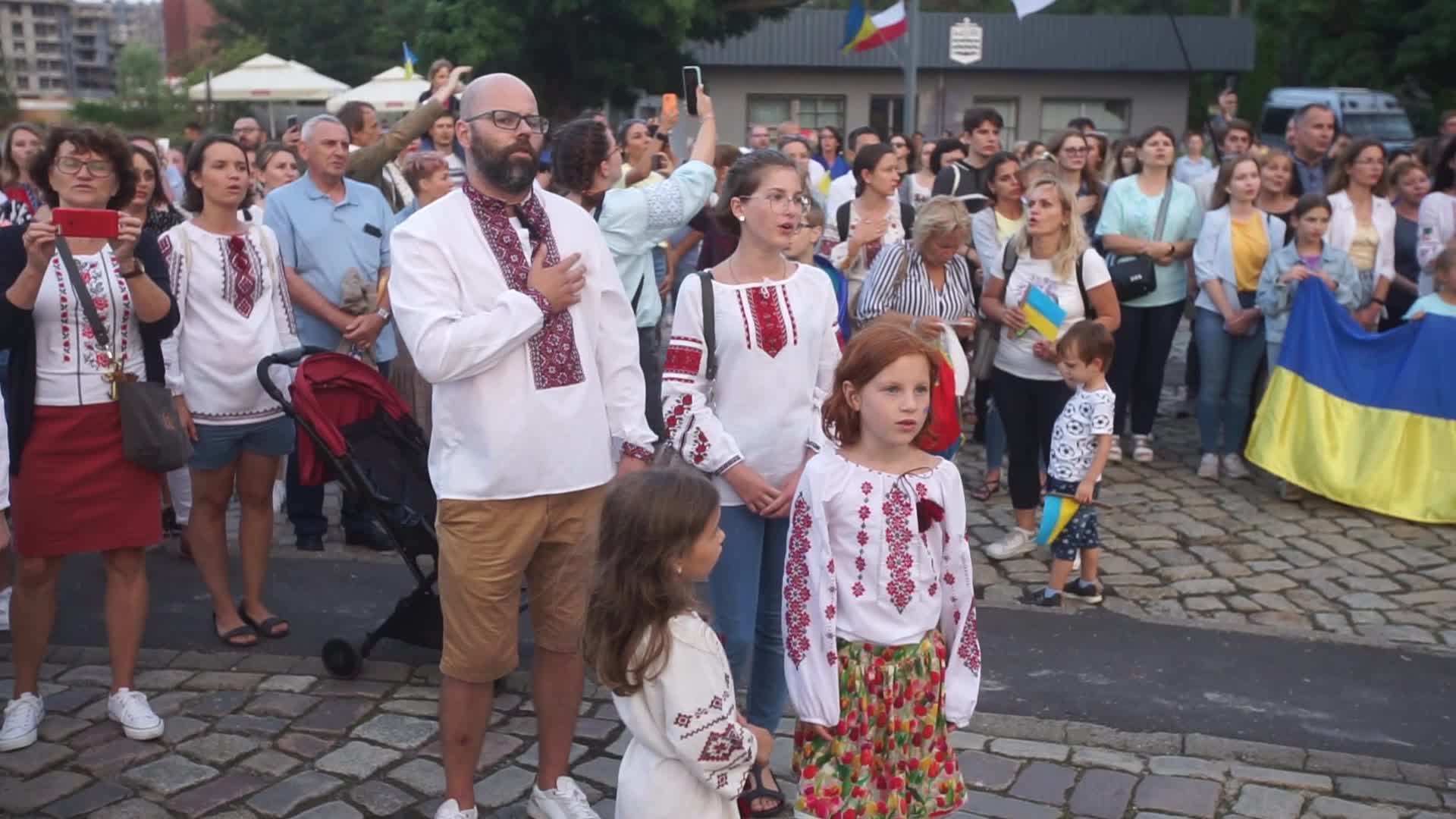 Independence Day Of Ukraine In Gdansk