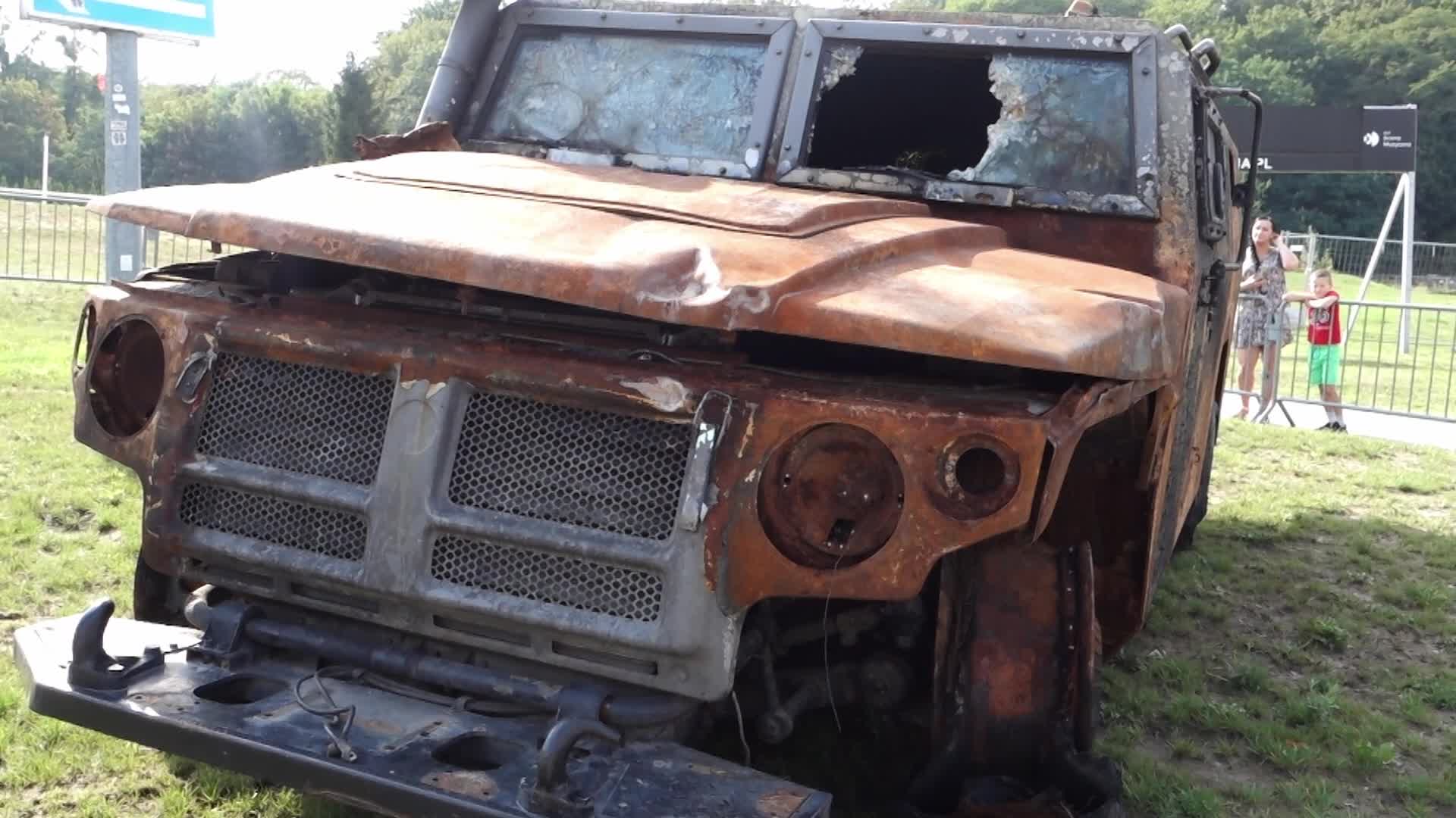 Wrecks Of Russian Tanks From Ukraine In Gdansk
