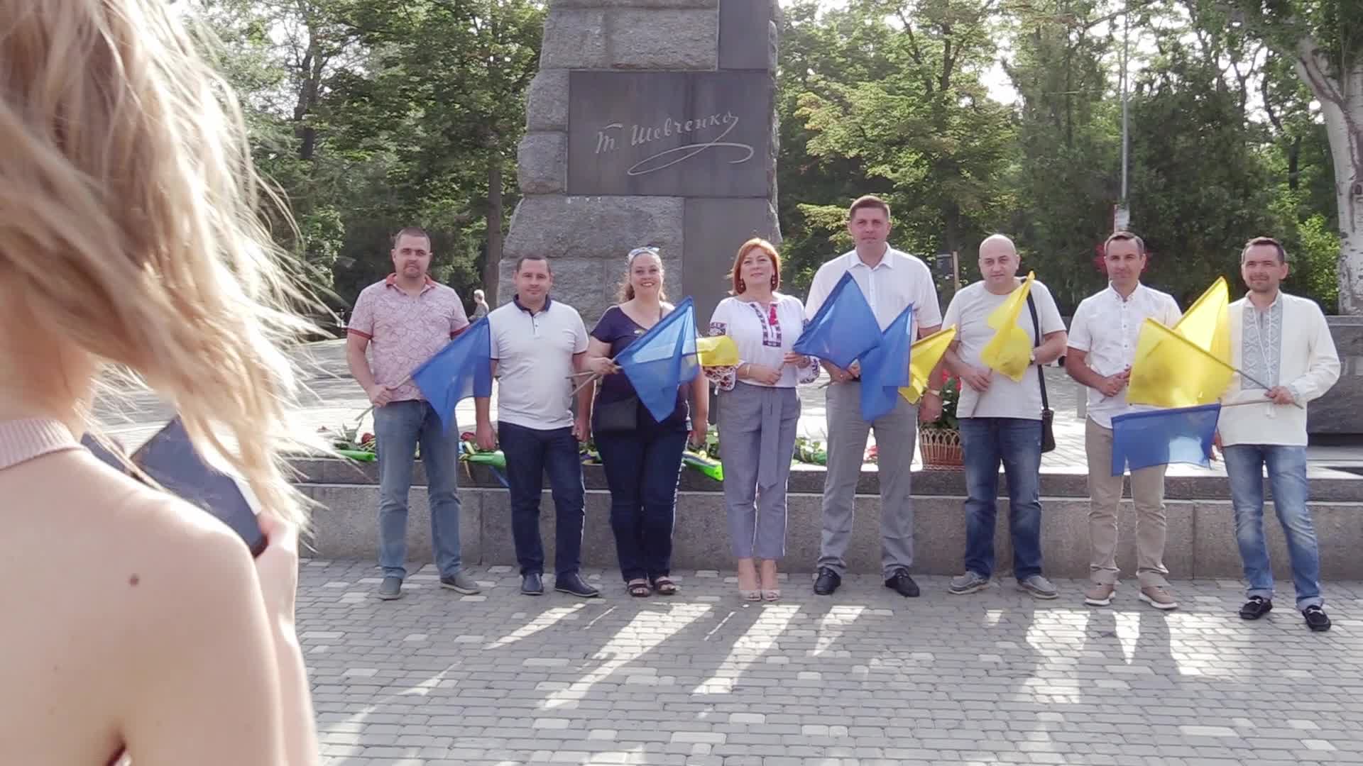 The Independence Day of Ukraine in Odesa, amid Russia's invasion of Ukraine