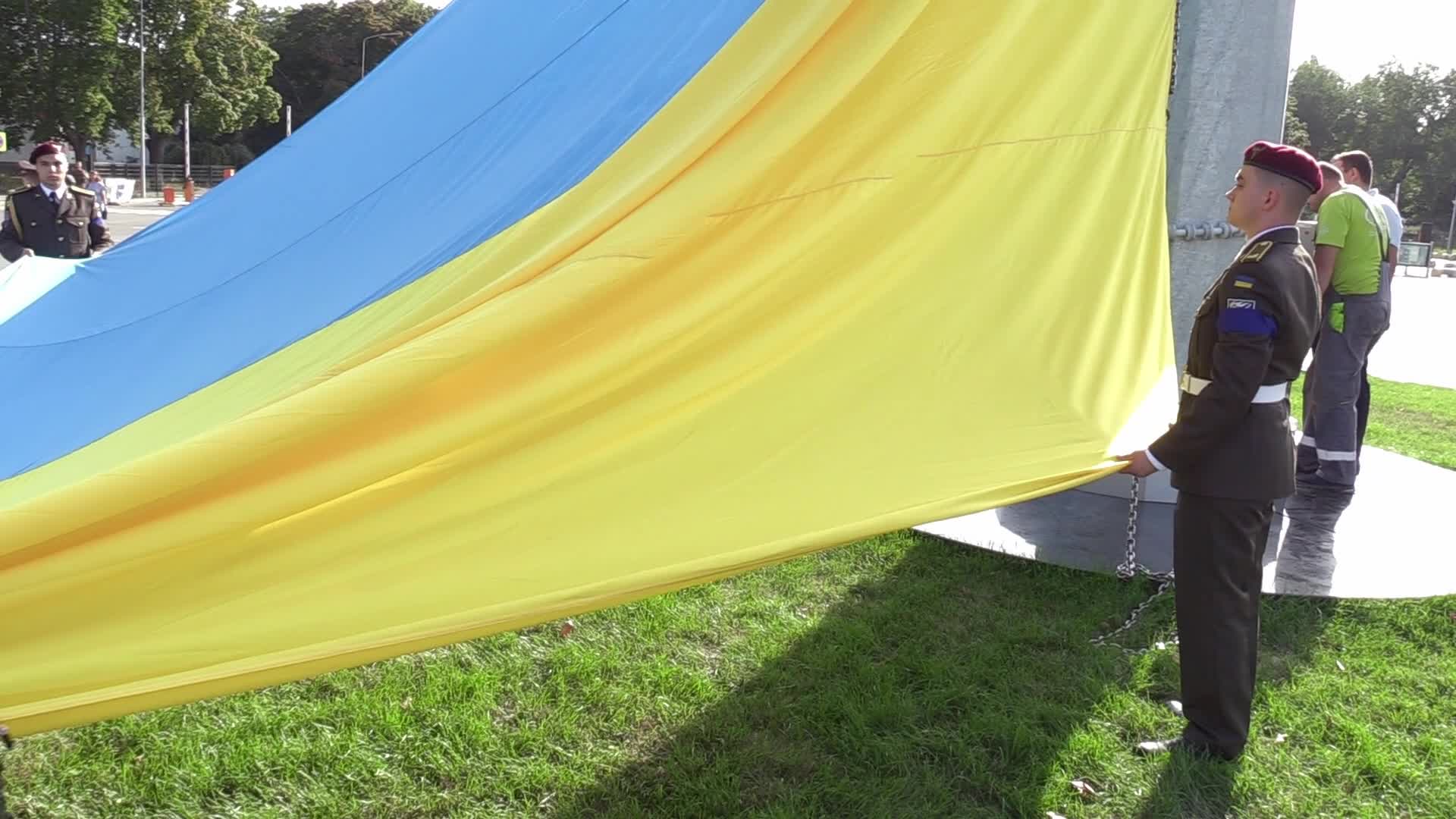 The National Flag of Ukraine Day in Odesa, amid Russia's invasion of Ukraine