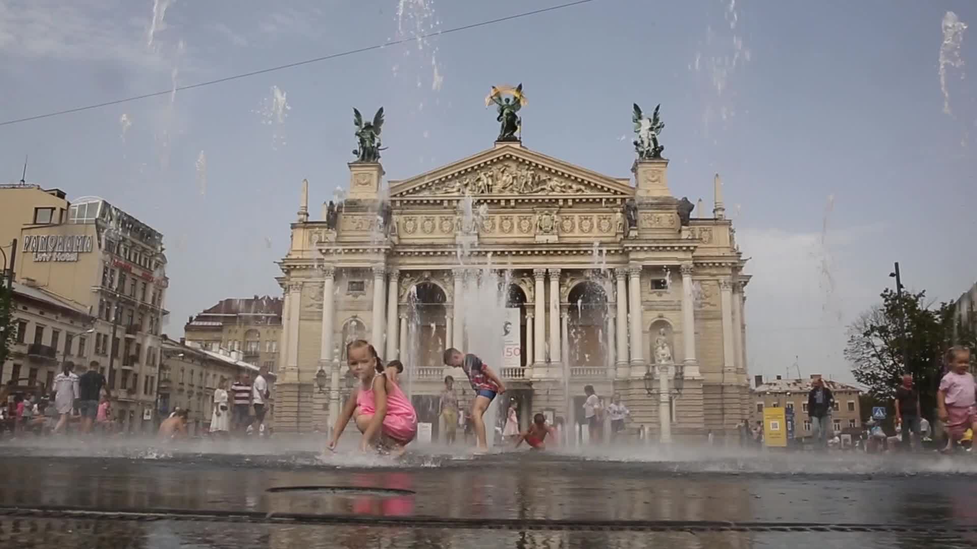 Independence Day in Lviv, Ukraine