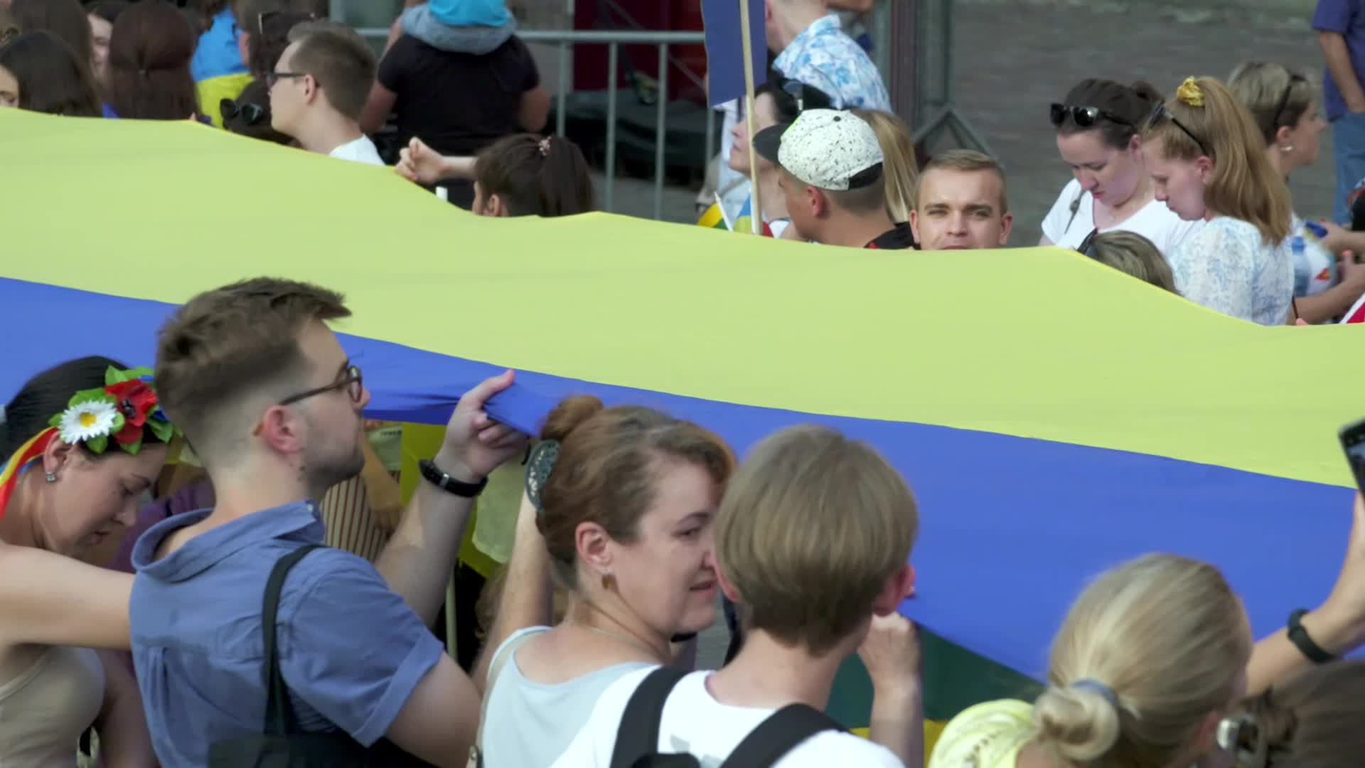 Ukrainians Celebrate 31st Independence Day in Warsaw