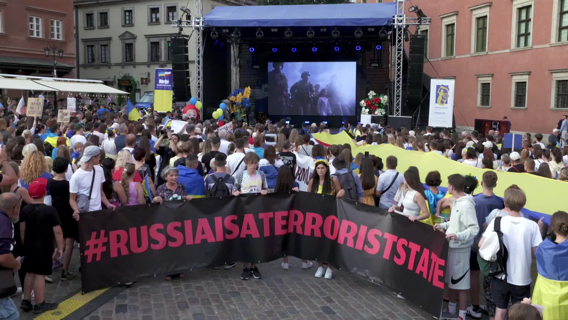 Ukrainians Celebrate 31st Independence Day in Warsaw