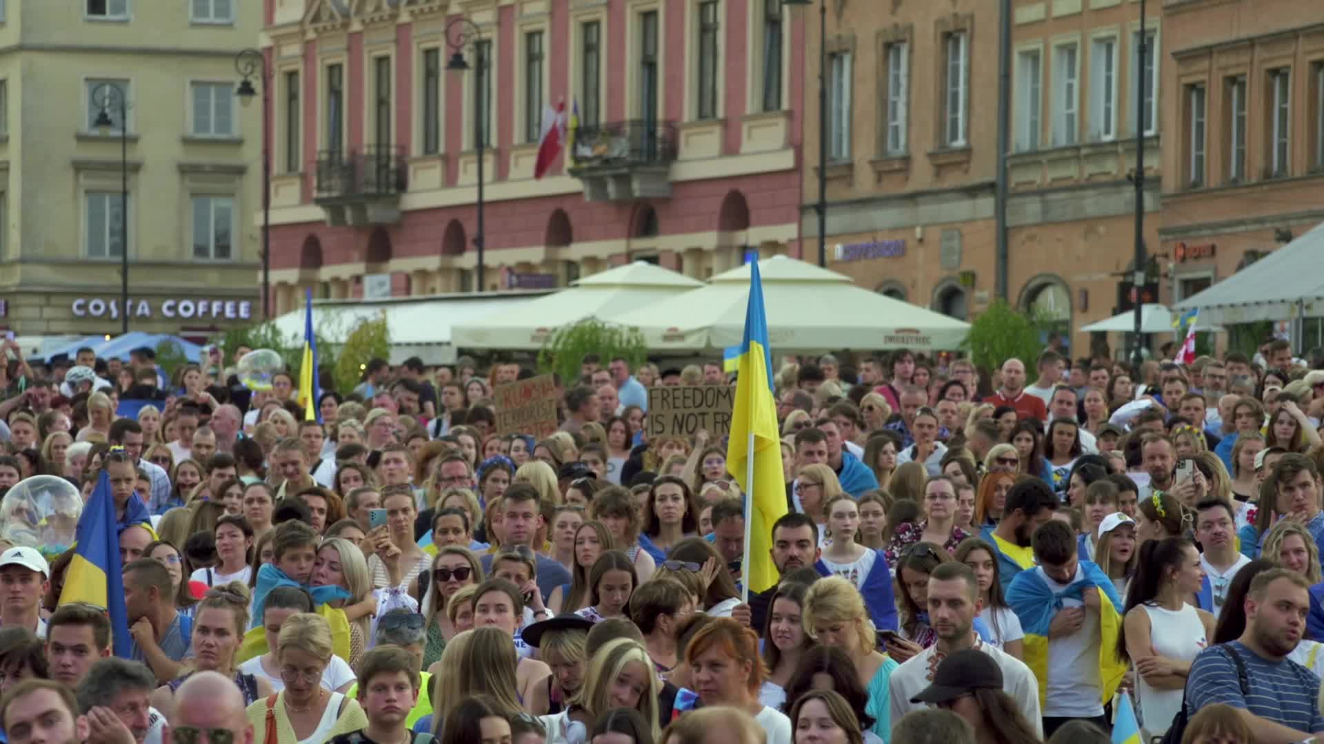 Ukrainians Celebrate 31st Independence Day in Warsaw