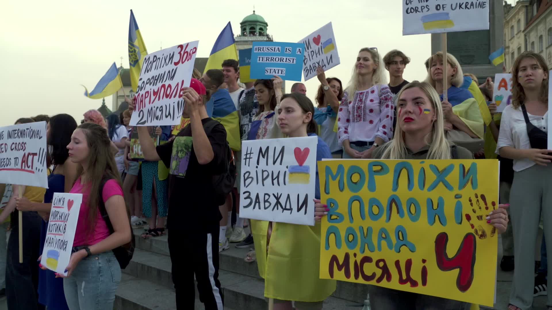 Ukrainians Celebrate 31st Independence Day in Warsaw