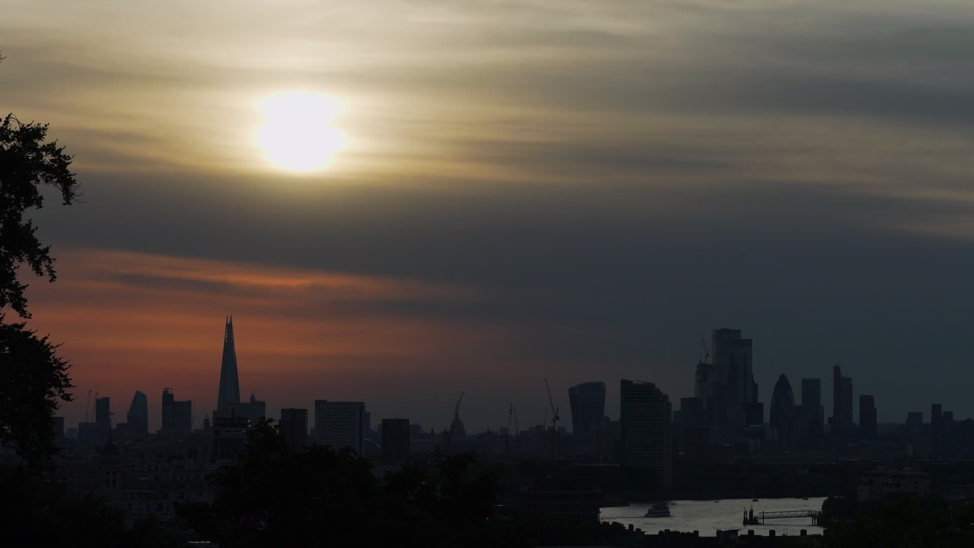 Greenwich Park in London During Heatwave