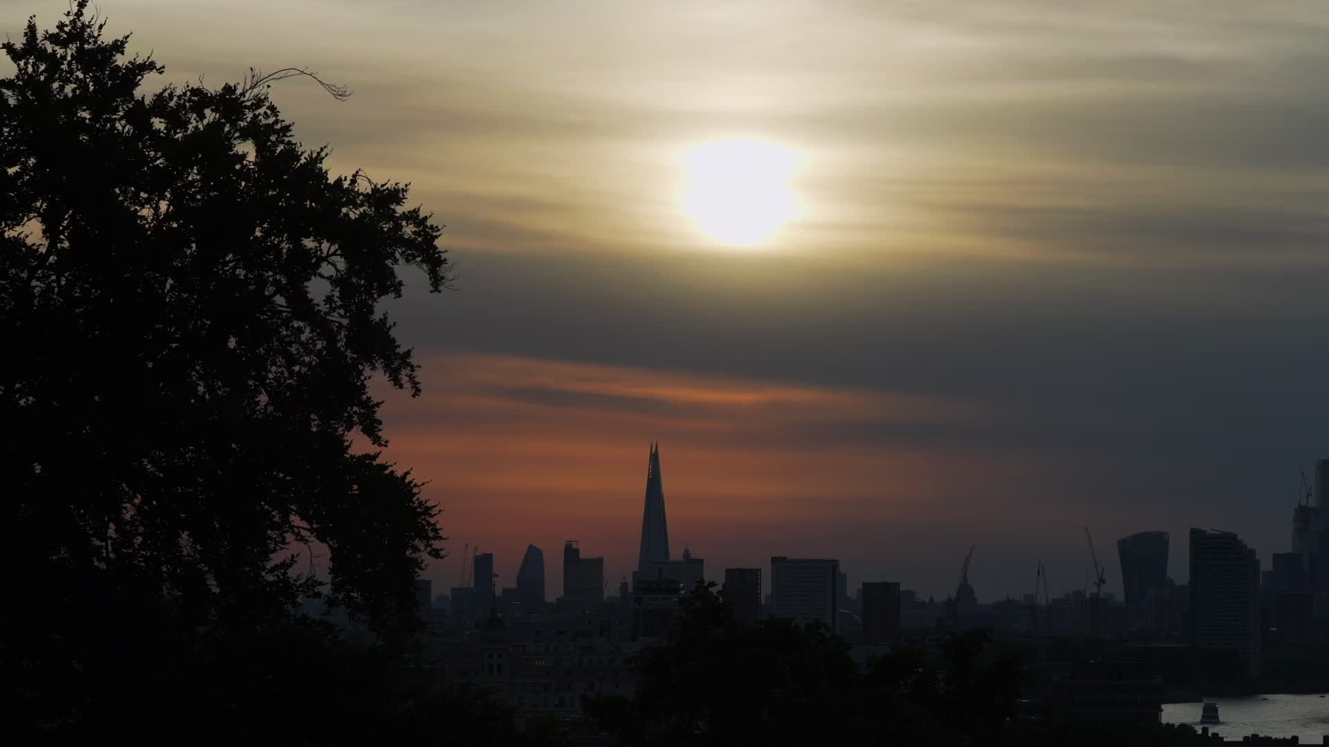 Greenwich Park in London During Heatwave