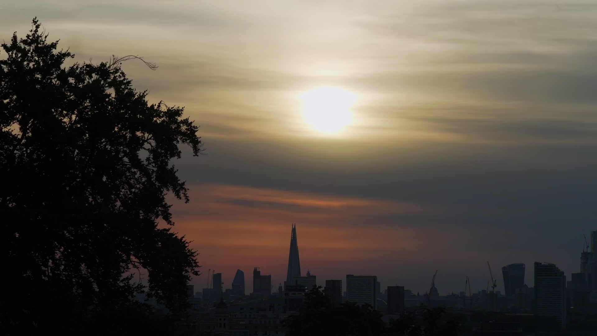Greenwich Park in London During Heatwave