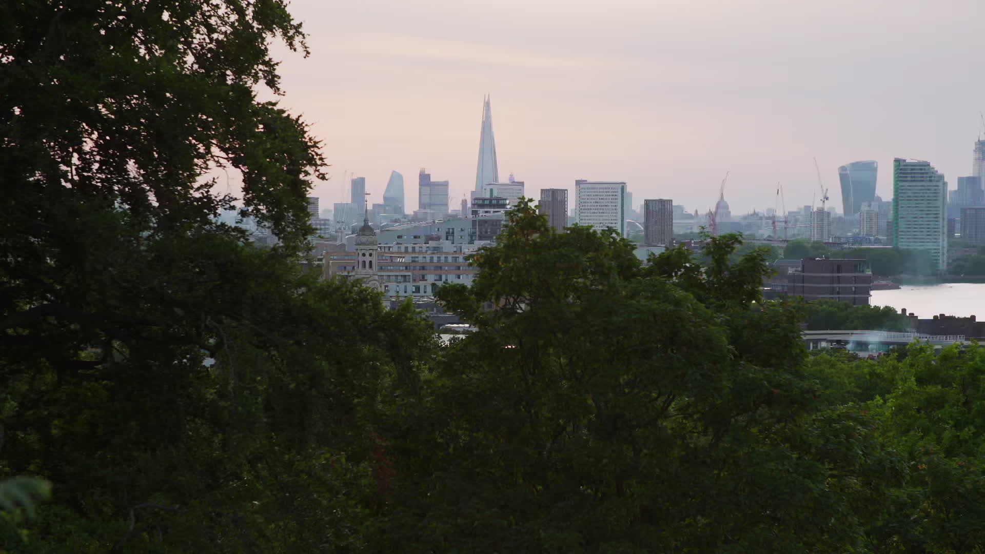 Greenwich Park in London During Heatwave