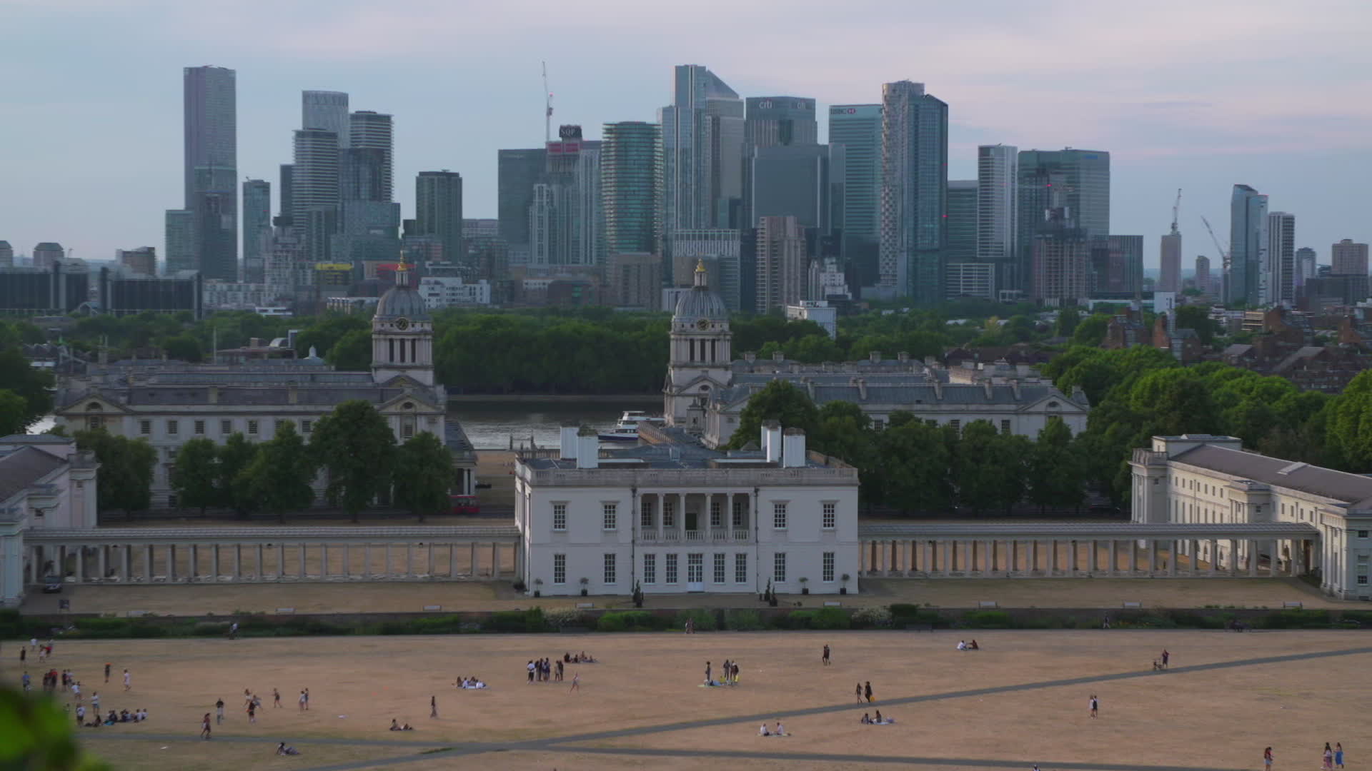 Greenwich Park in London During Heatwave