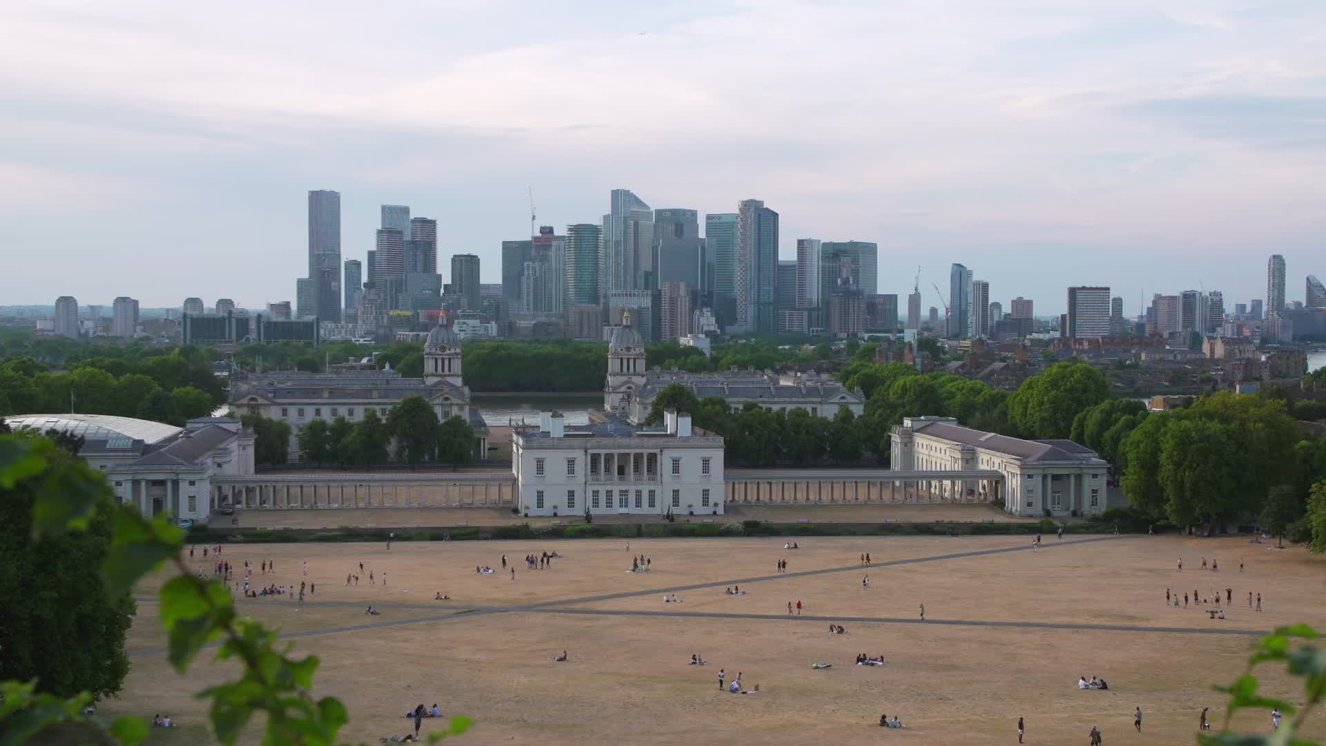 Greenwich Park in London During Heatwave