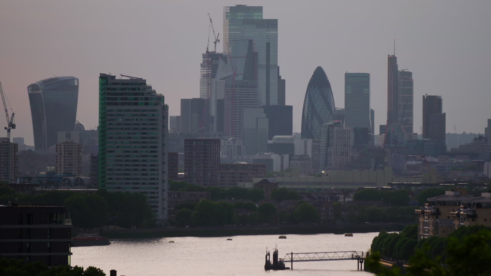 Greenwich Park in London During Heatwave